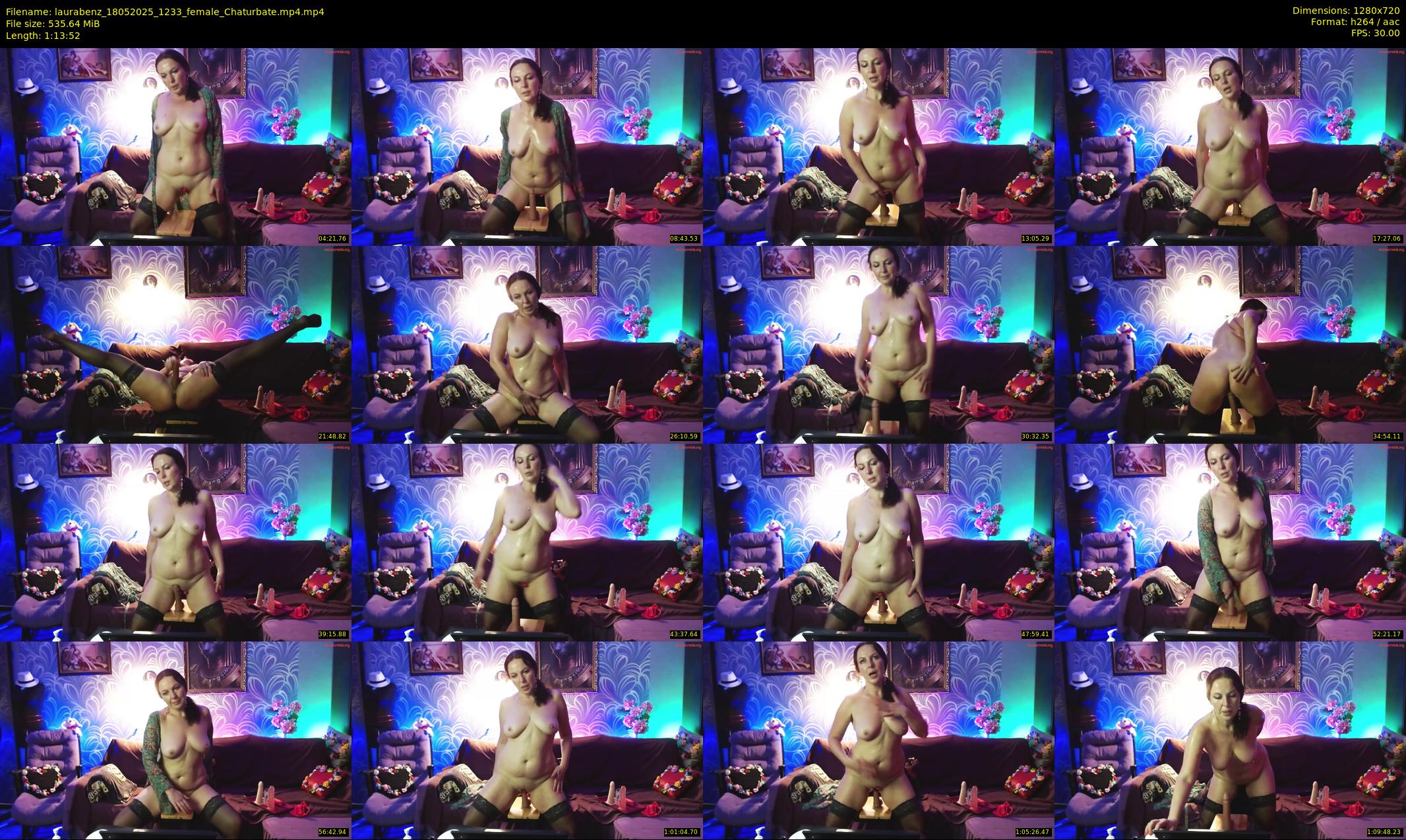 laurabenz — 74 minute Chaturbate female cam show recording, 720p, May 18, 2025