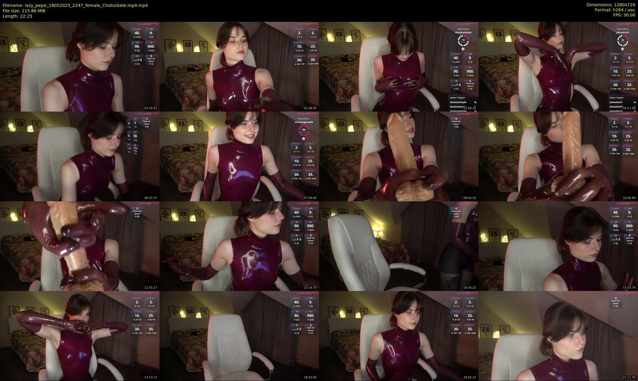 lazy_pepsi — 23 minute Chaturbate female cam show recording, 720p, May 18, 2025