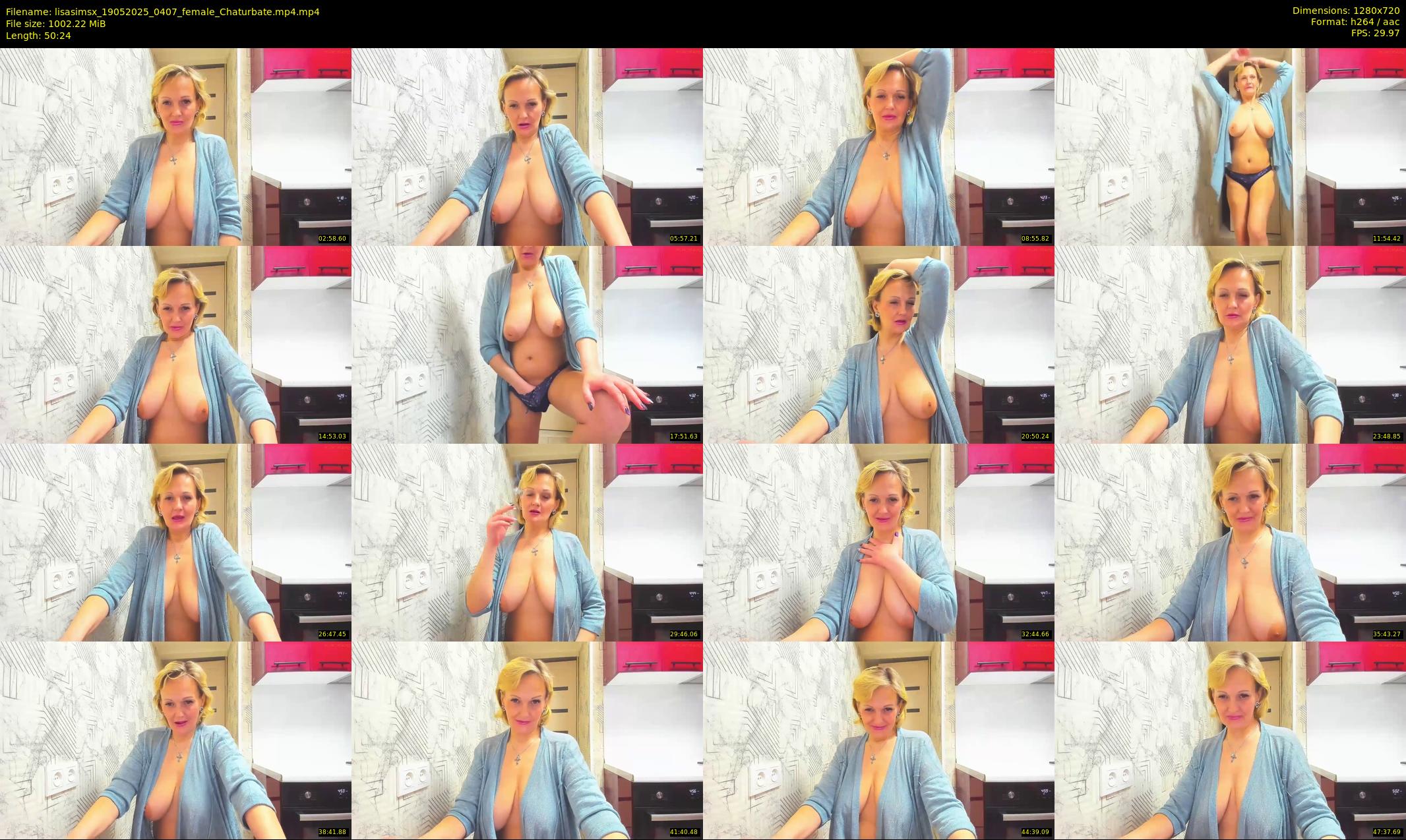 lisasimsx — 51 minute Chaturbate female cam show recording, 720p, May 19, 2025