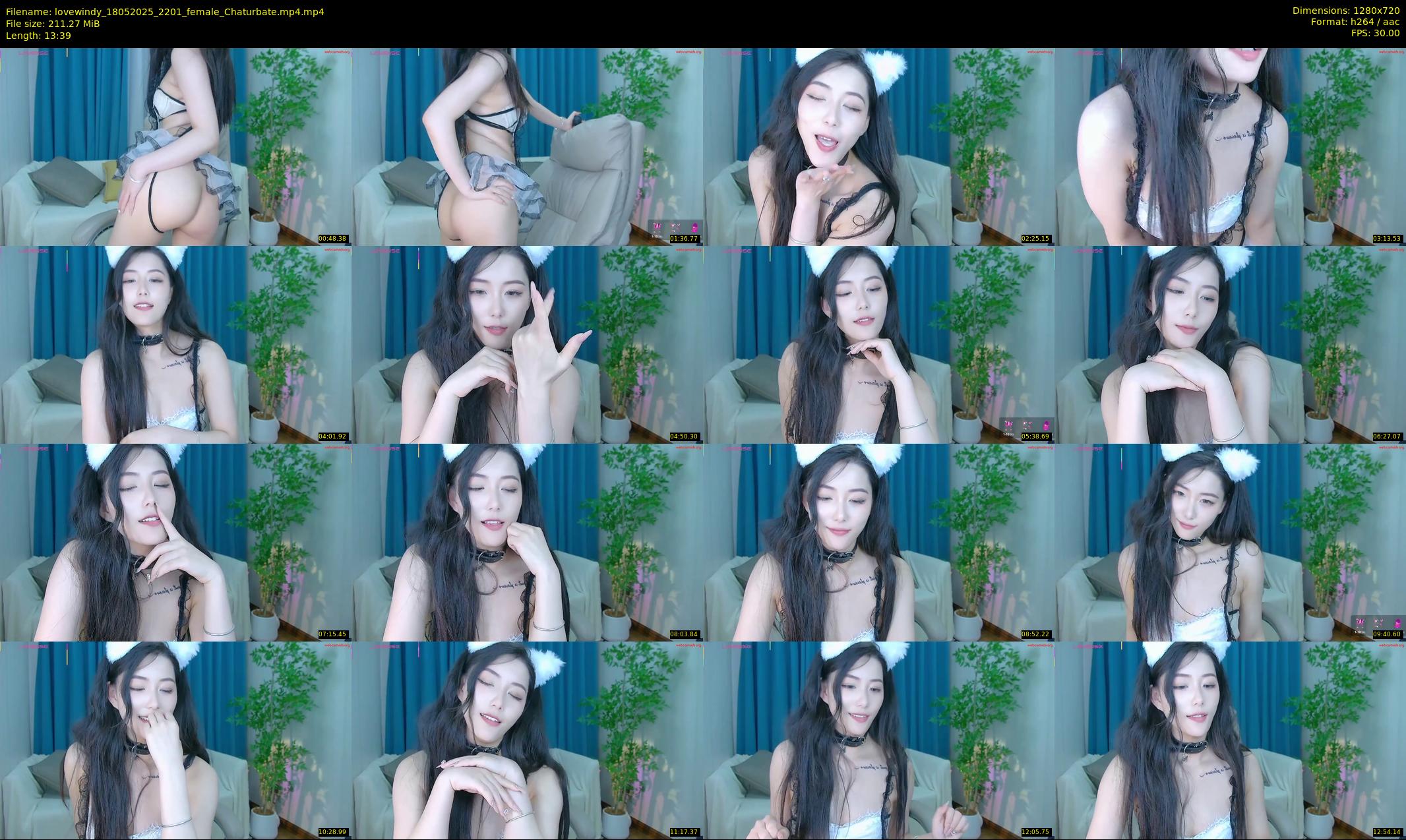 lovewindy — 14 minute Chaturbate female cam show recording, 720p, May 18, 2025