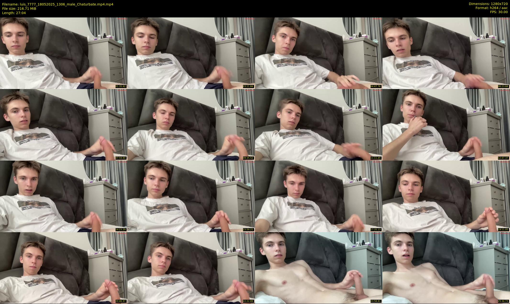 luis_7777 — 28 minute Chaturbate male cam show recording, 720p, May 18, 2025