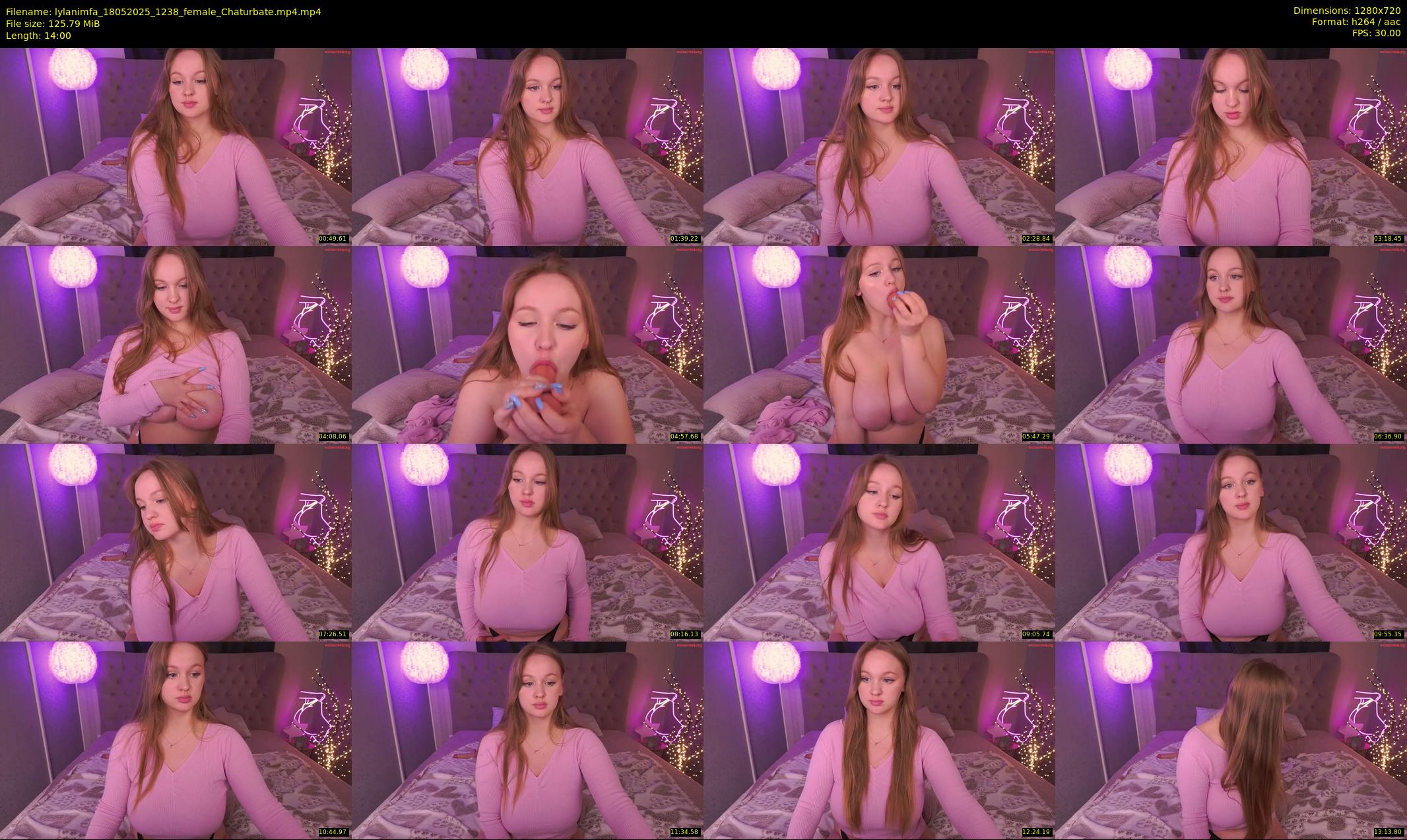 lylanimfa — 14 minute Chaturbate female cam show recording, 720p, May 18, 2025