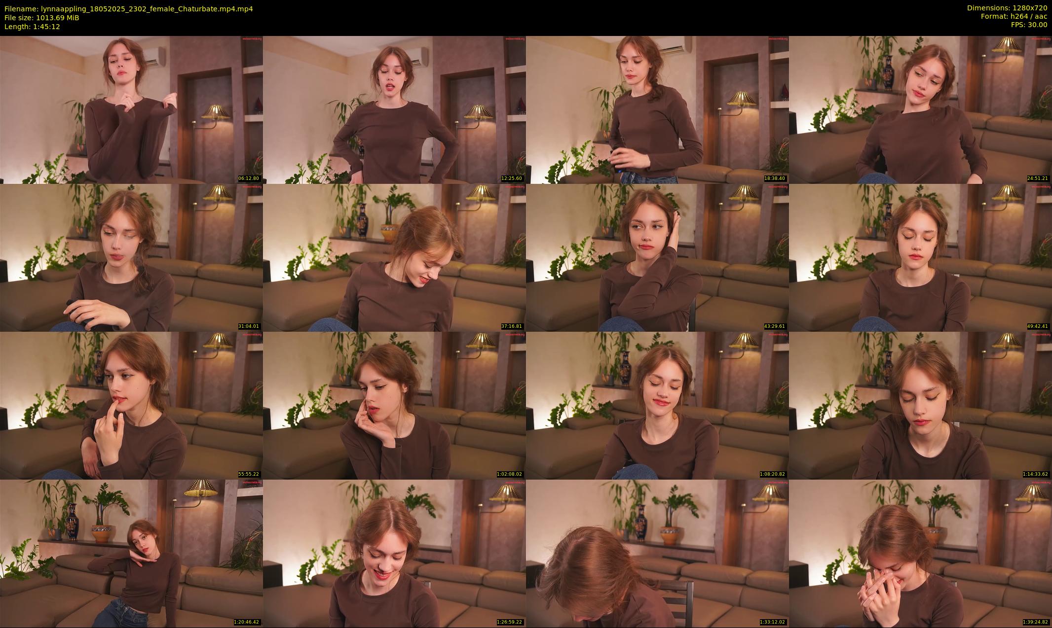lynnaappling — 106 minute Chaturbate female cam show recording, 720p, May 18, 2025