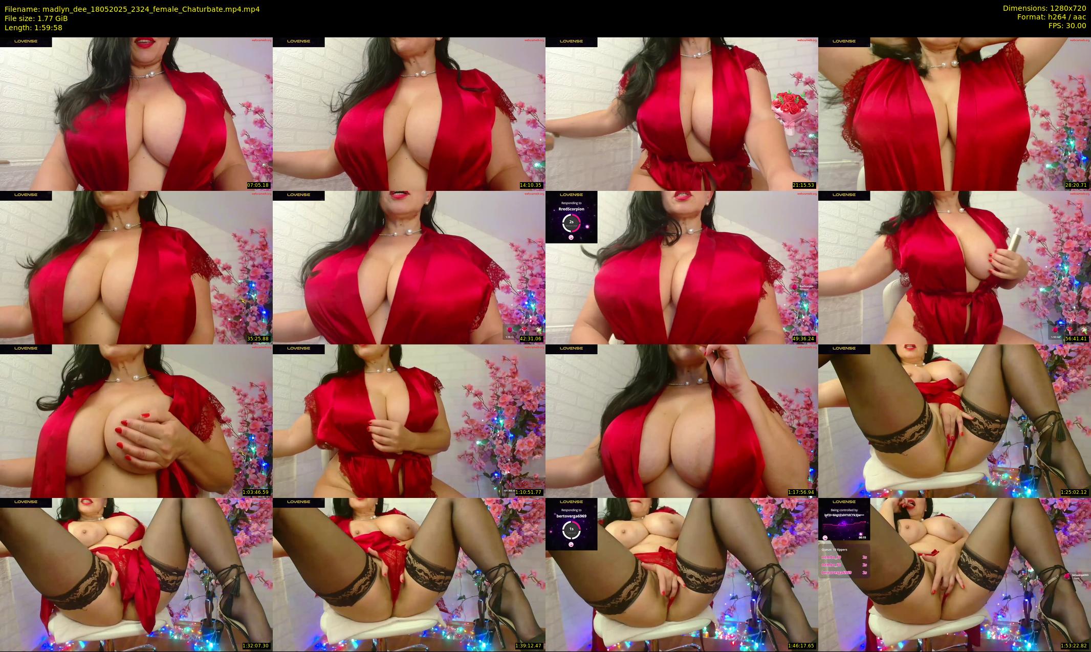 madlyn_dee — 120 minute Chaturbate female cam show recording, 720p, May 18, 2025