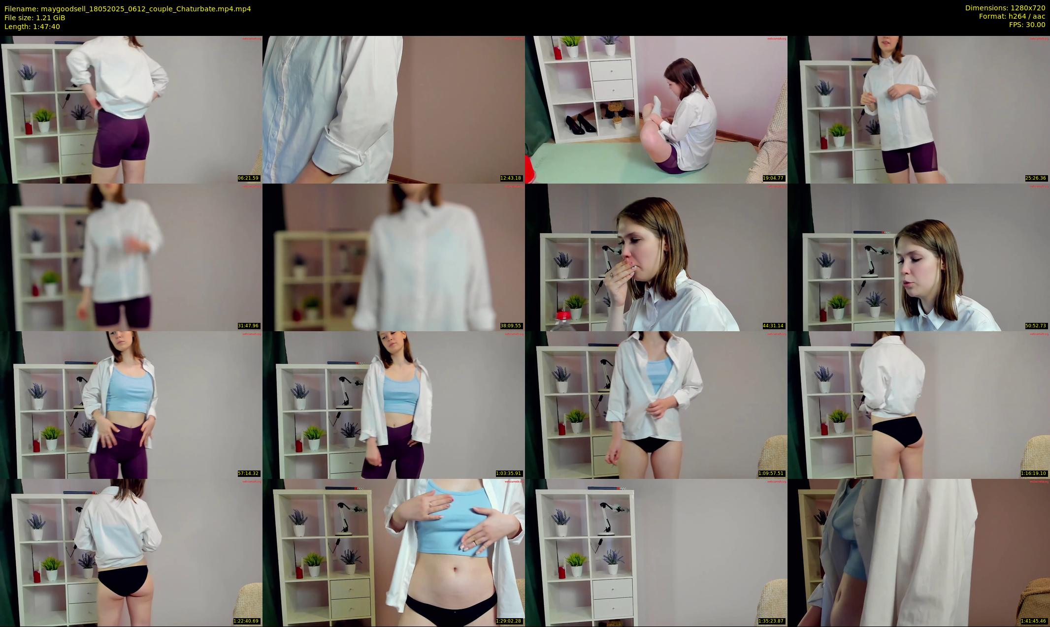maygoodsell — 108 minute Chaturbate couple cam show recording, 720p, May 18, 2025