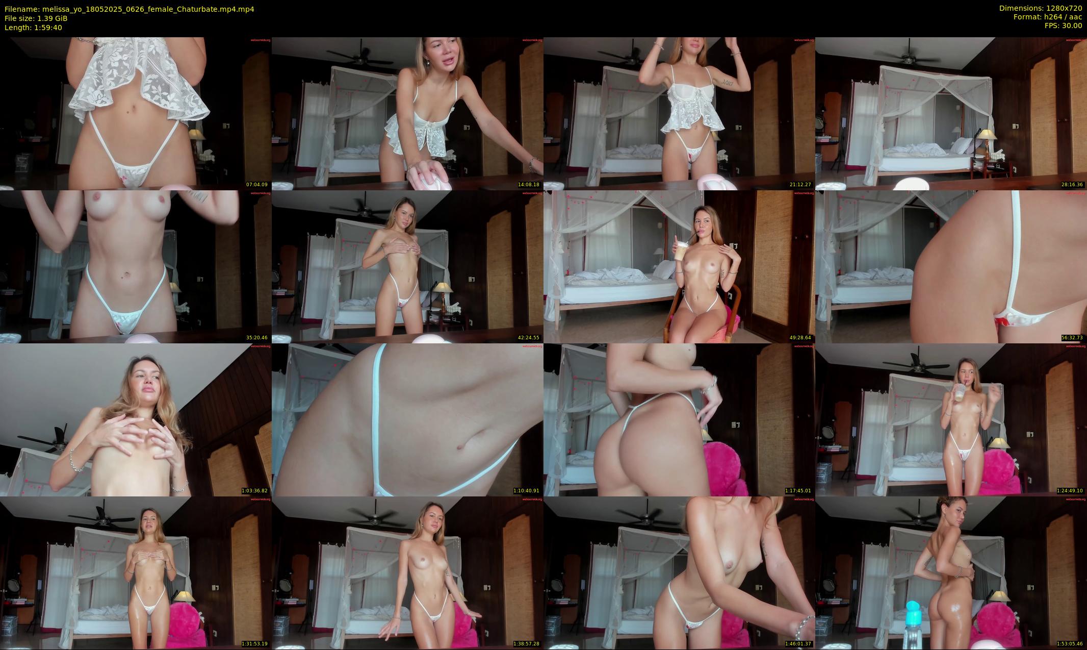 melissa_yo — 120 minute Chaturbate female cam show recording, 720p, May 18, 2025