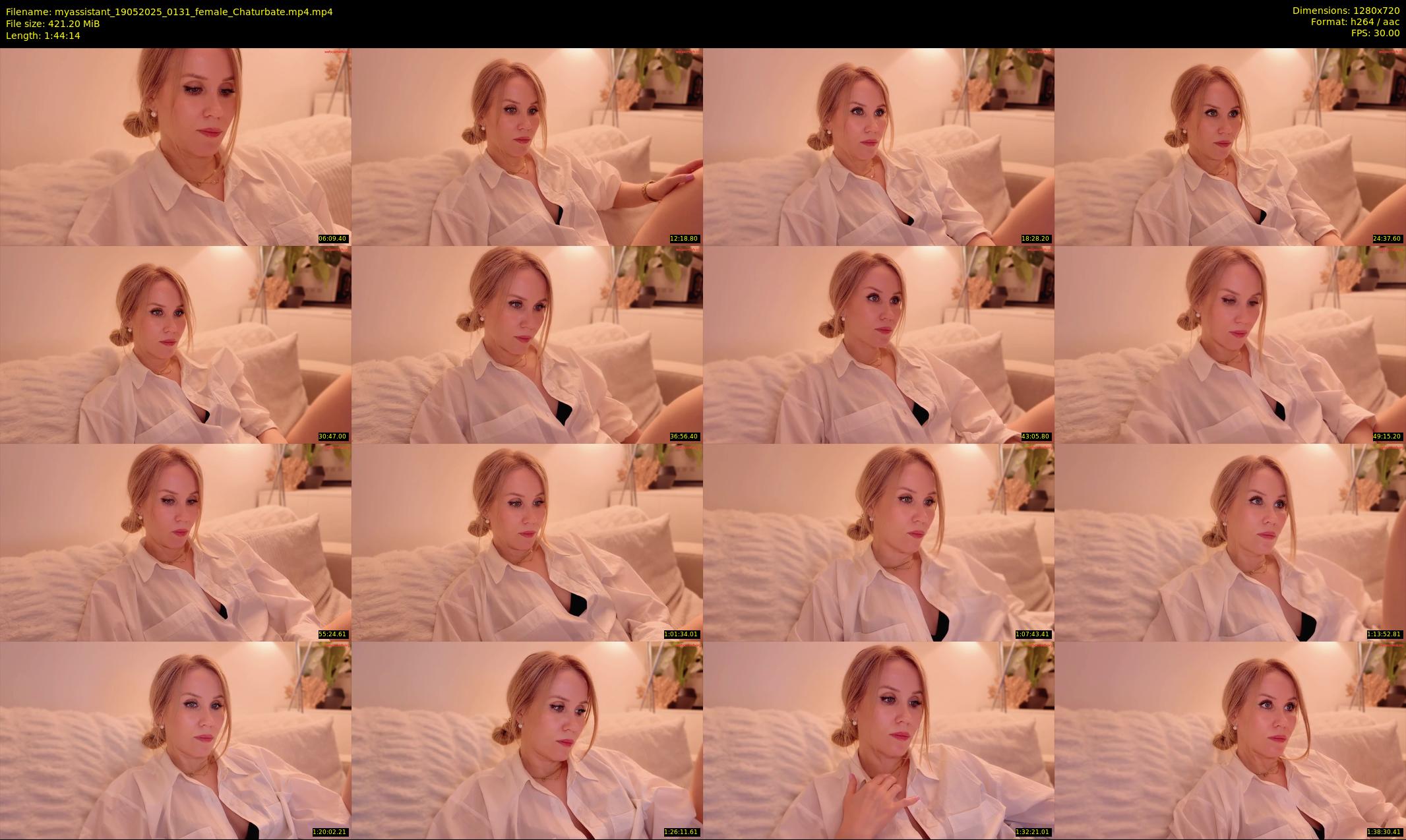 myassistant — 105 minute Chaturbate female cam show recording, 720p, May 19, 2025