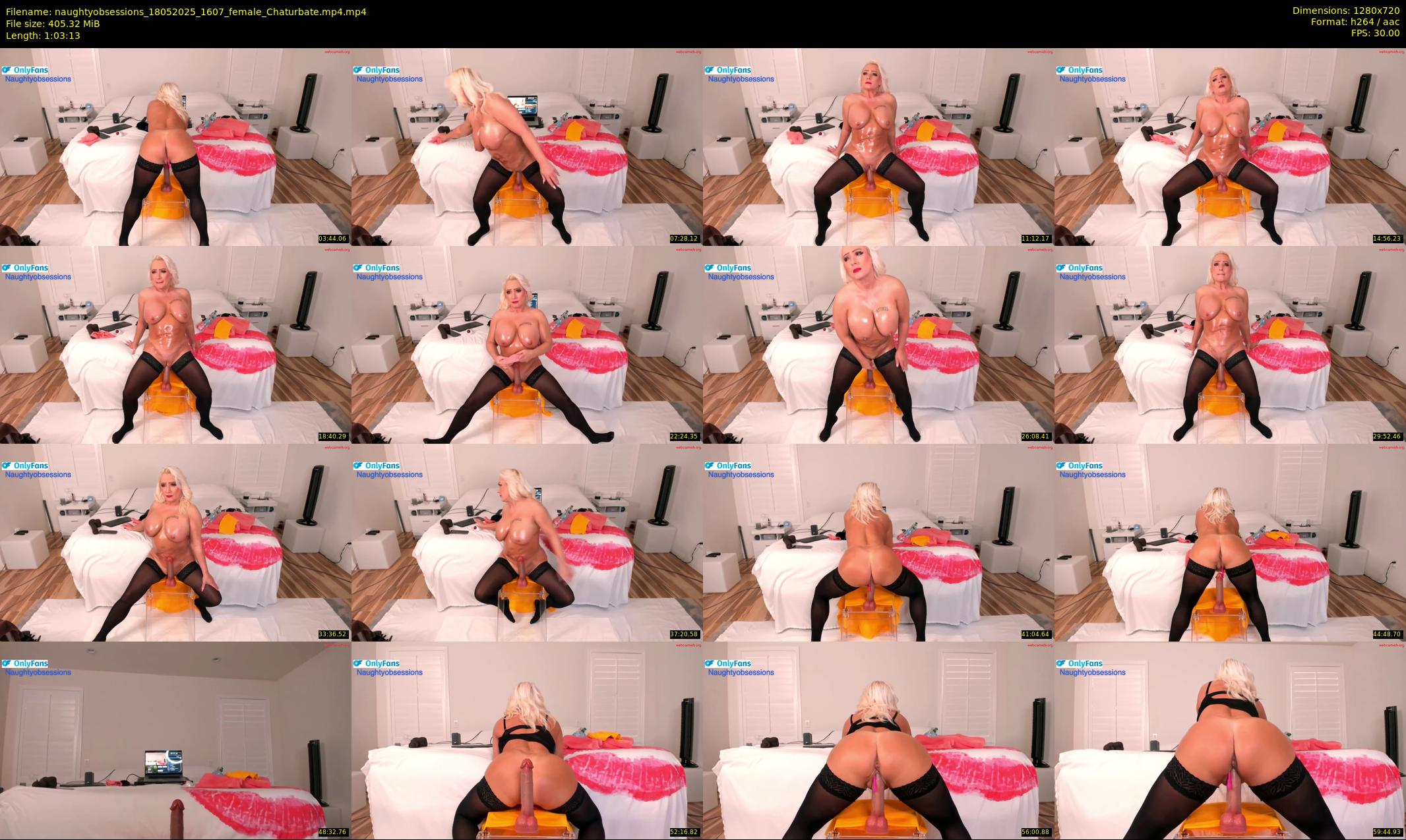 naughtyobsessions — 64 minute Chaturbate female cam show recording, 720p, May 18, 2025