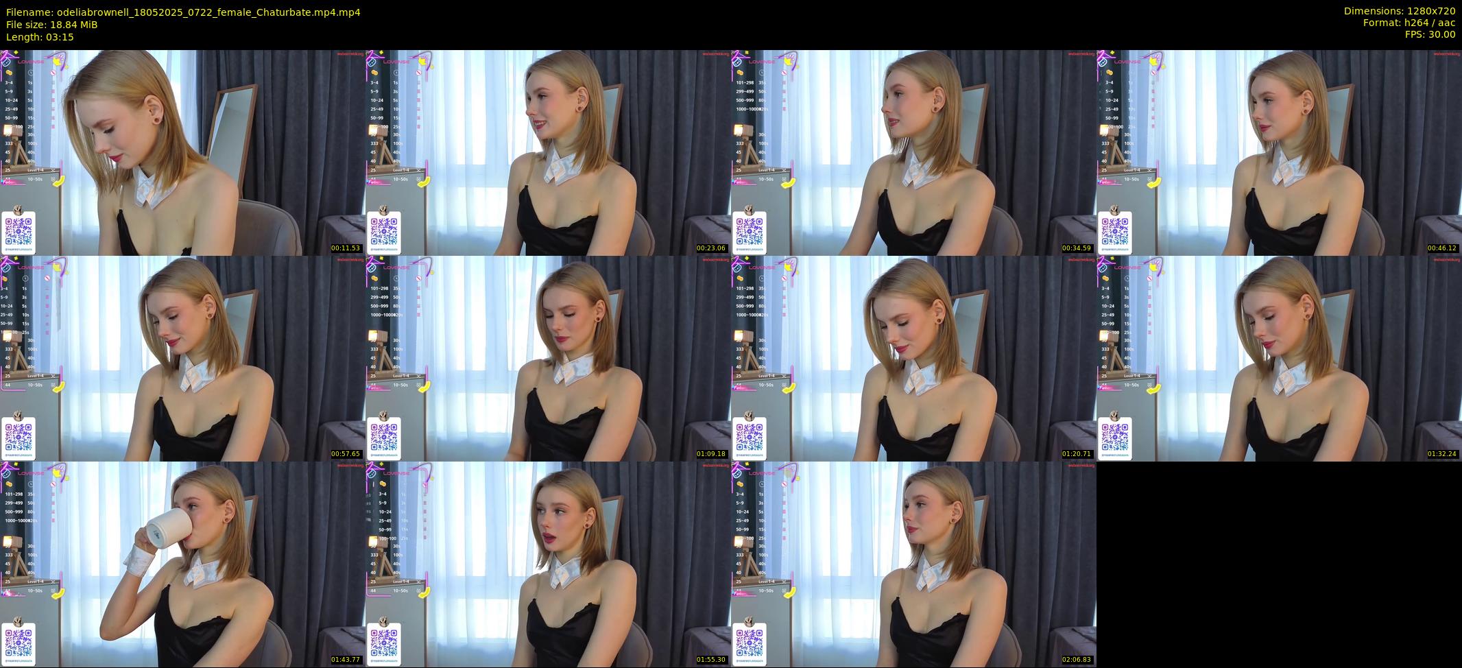 odeliabrownell — 4 minute Chaturbate female cam show recording, 720p, May 18, 2025