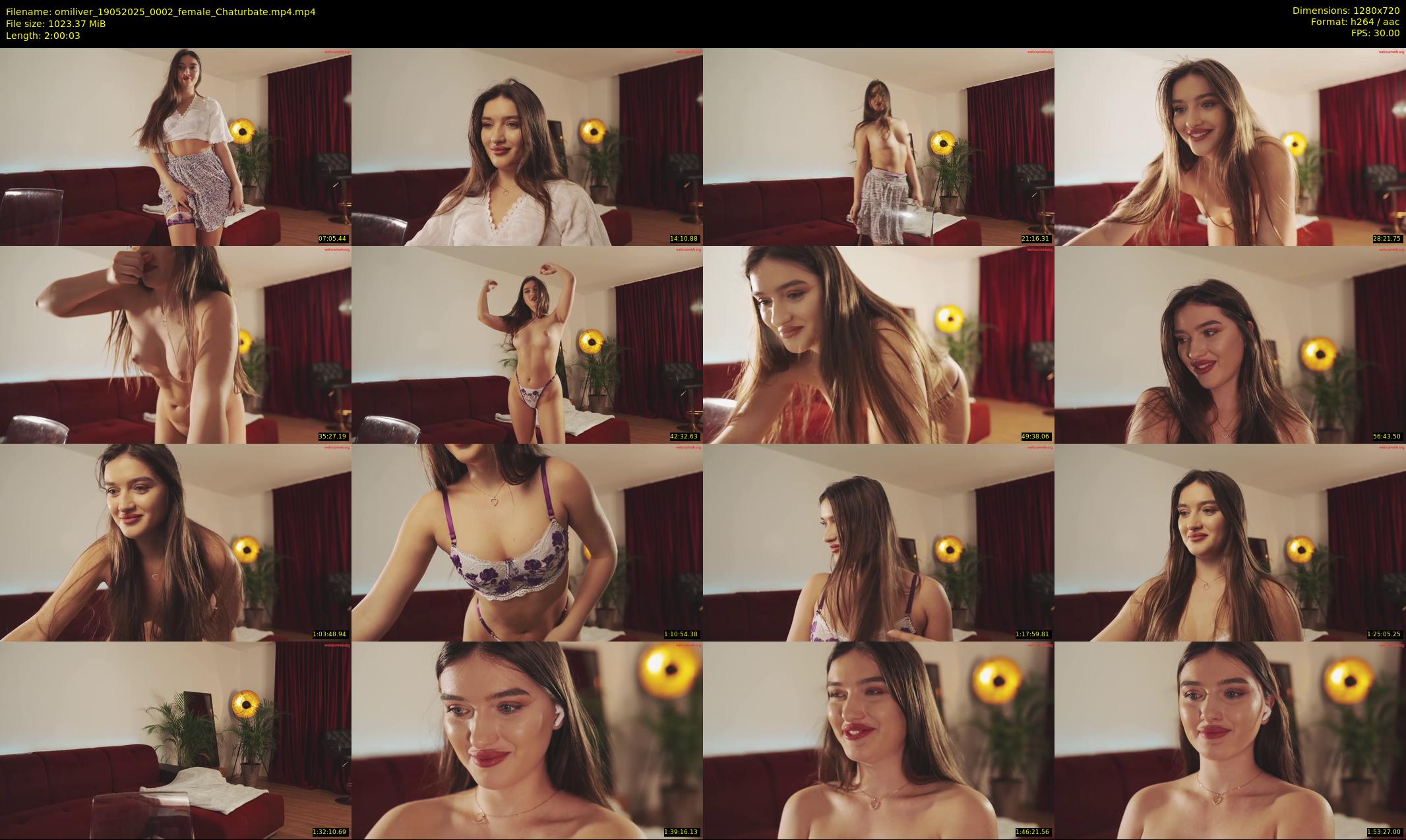 omiliver — 121 minute Chaturbate female cam show recording, 720p, May 19, 2025