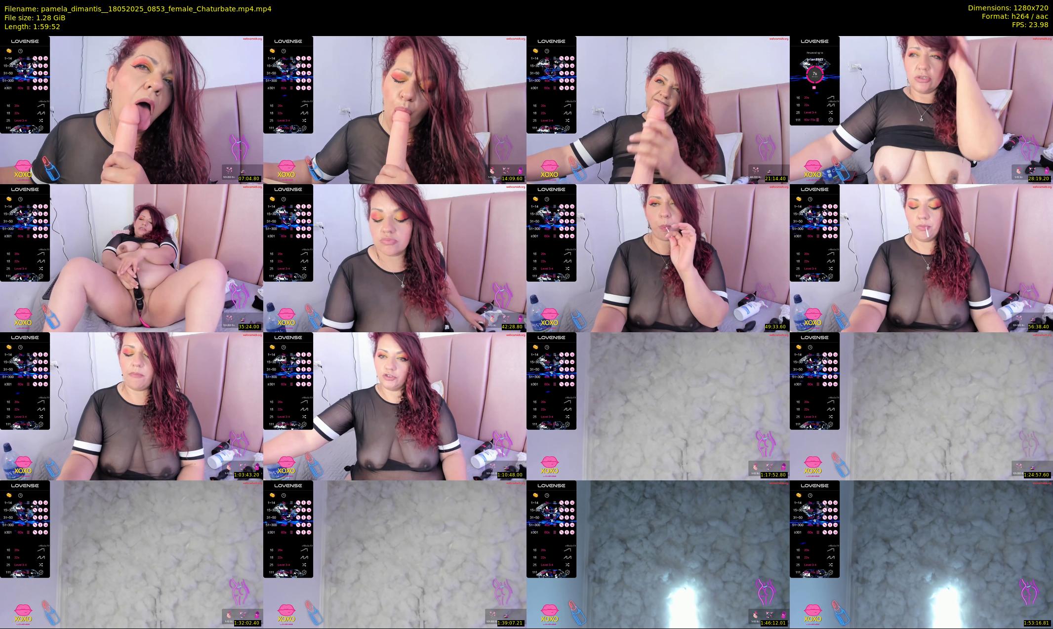 pamela_dimantis_ — 120 minute Chaturbate female cam show recording, 720p, May 18, 2025