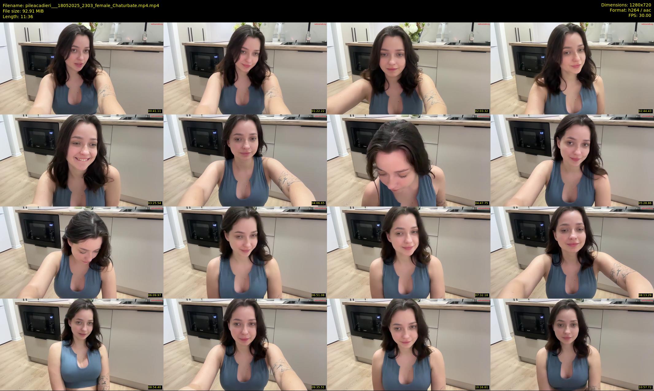 pileacadieri__ — 12 minute Chaturbate female cam show recording, 720p, May 18, 2025