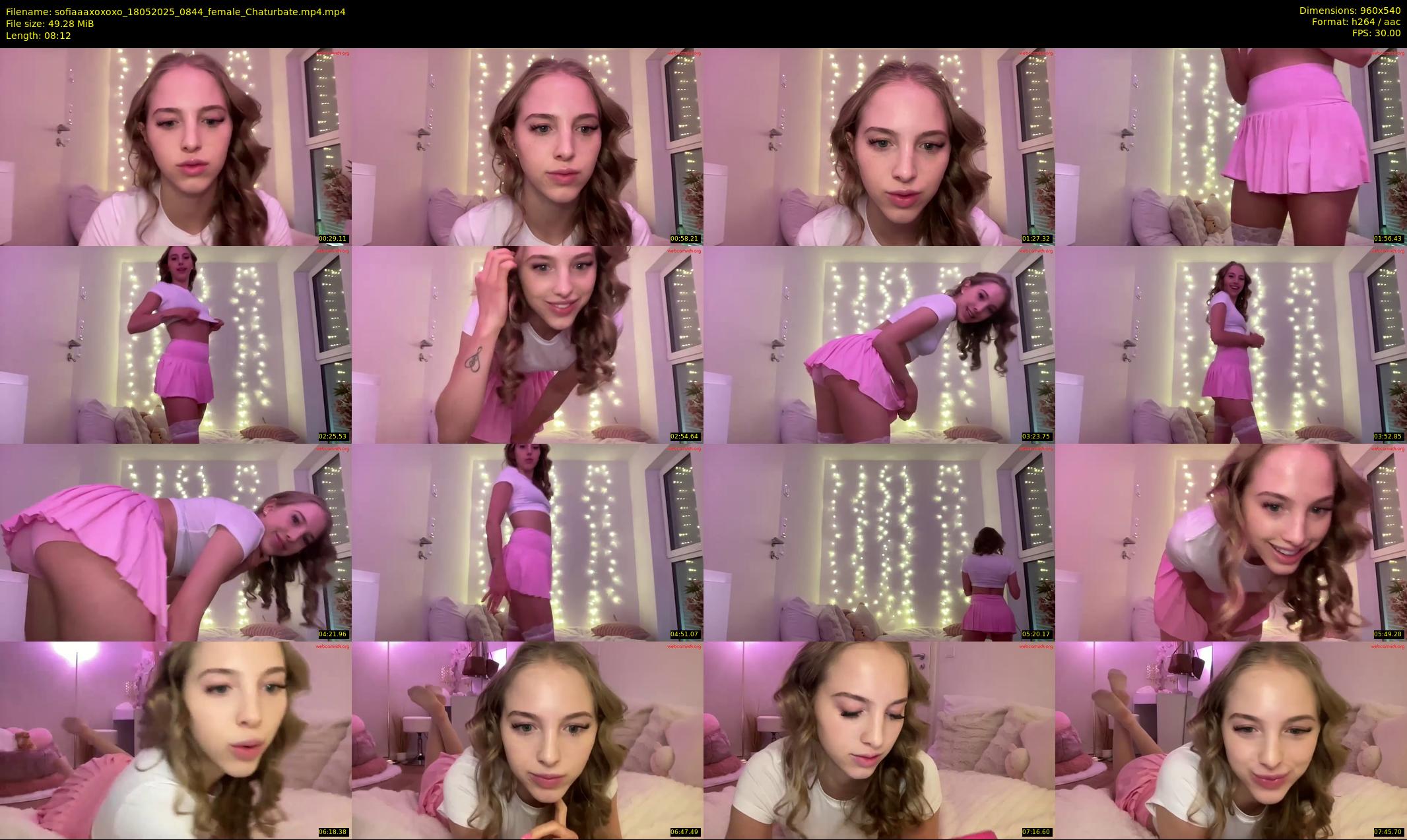 sofiaaaxoxoxo — 9 minute Chaturbate female cam show recording, 480p, May 18, 2025