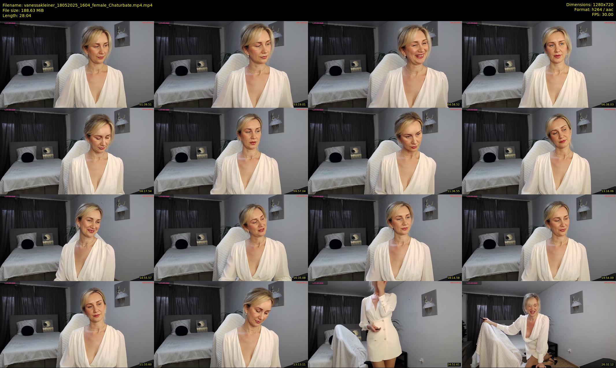 vanessakleiner — 29 minute Chaturbate female cam show recording, 720p, May 18, 2025