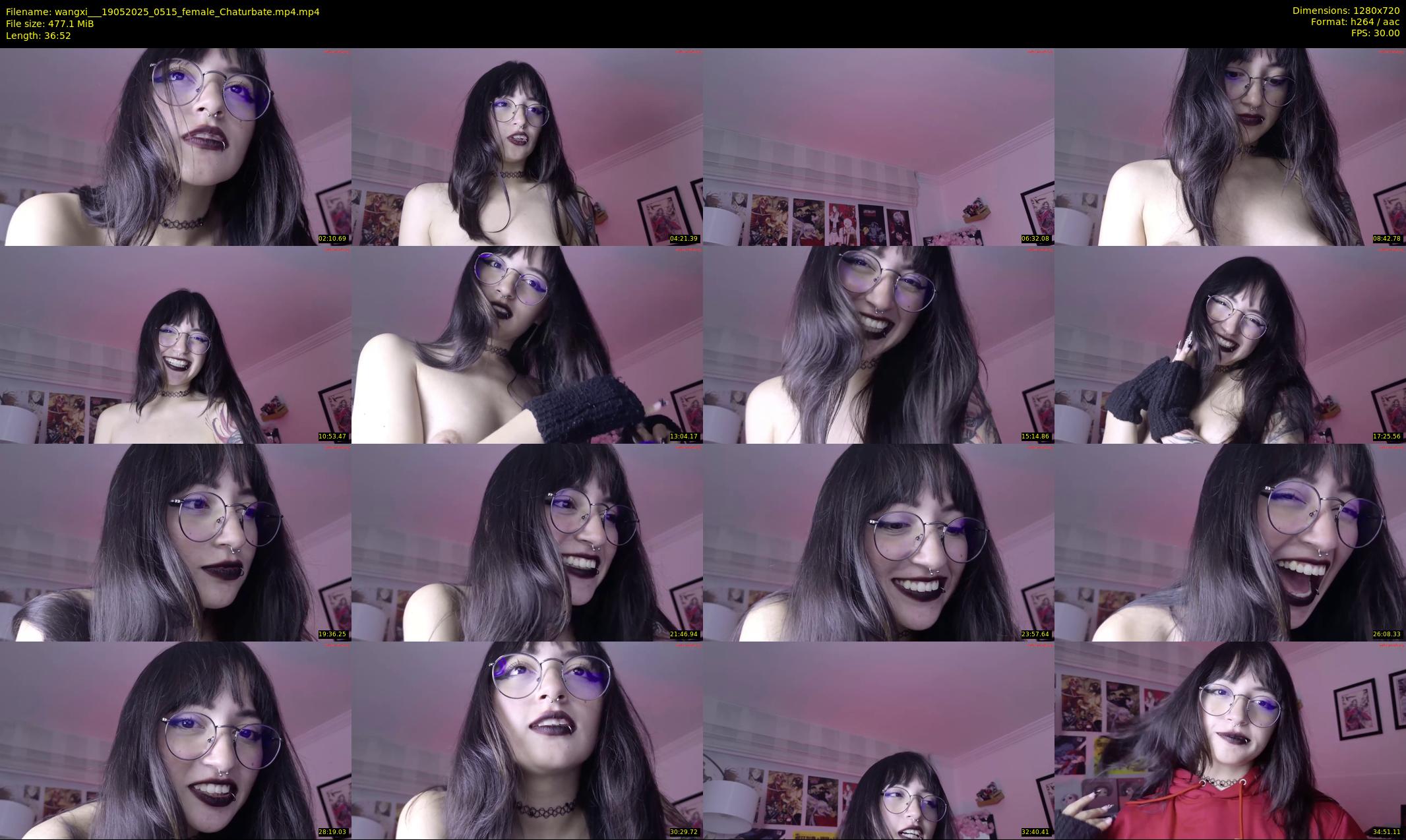 wangxi__ — 37 minute Chaturbate female cam show recording, 720p, May 19, 2025