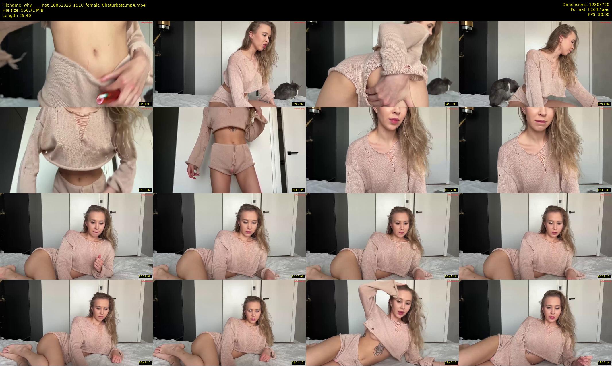 why_____not — 26 minute Chaturbate female cam show recording, 720p, May 18, 2025