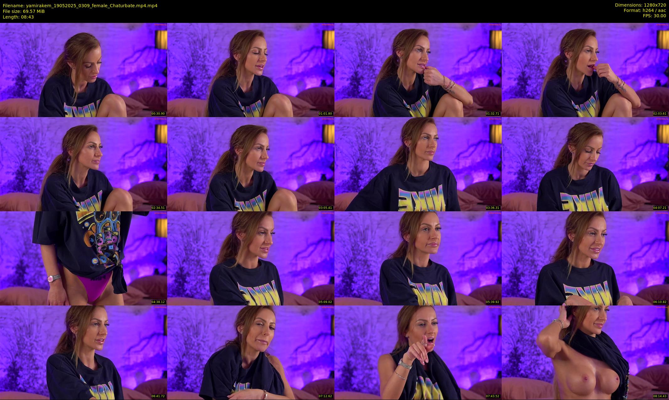 yamirakem — 9 minute Chaturbate female cam show recording, 720p, May 19, 2025