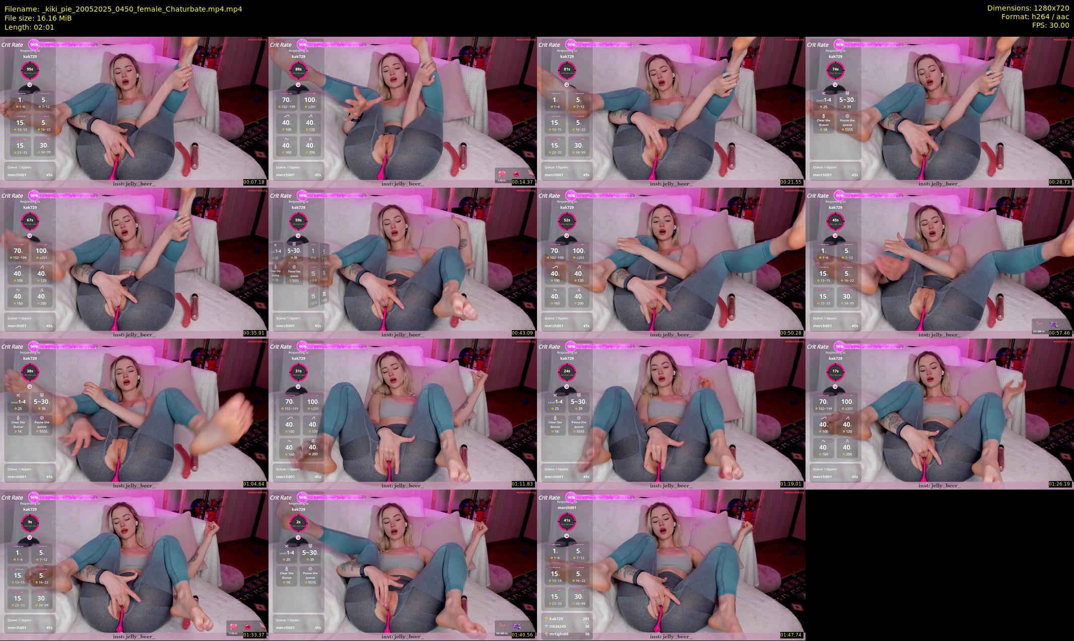 _kiki_pie — 3 minute Chaturbate female cam show recording, 720p, May 20, 2025