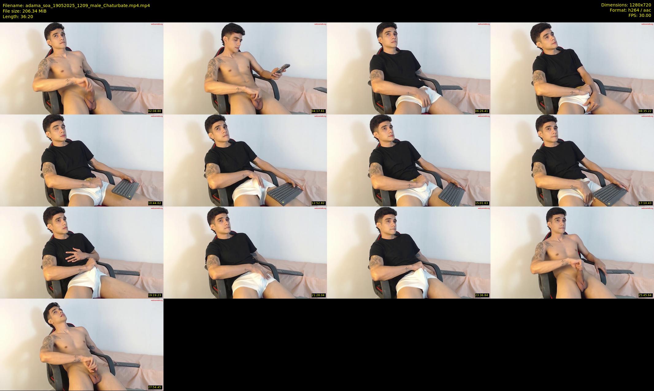 adama_soa — 37 minute Chaturbate male cam show recording, 720p, May 19, 2025