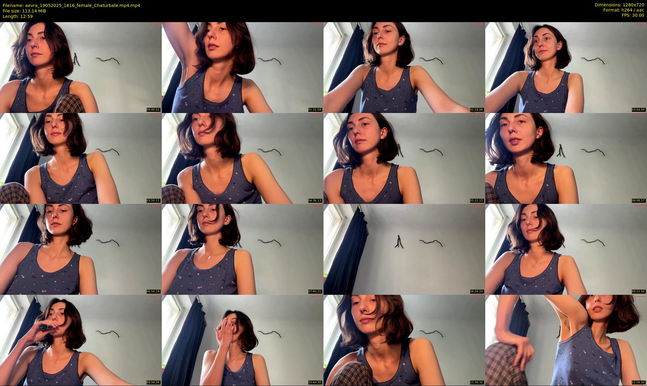 aevra — 13 minute Chaturbate female cam show recording, 720p, May 19, 2025