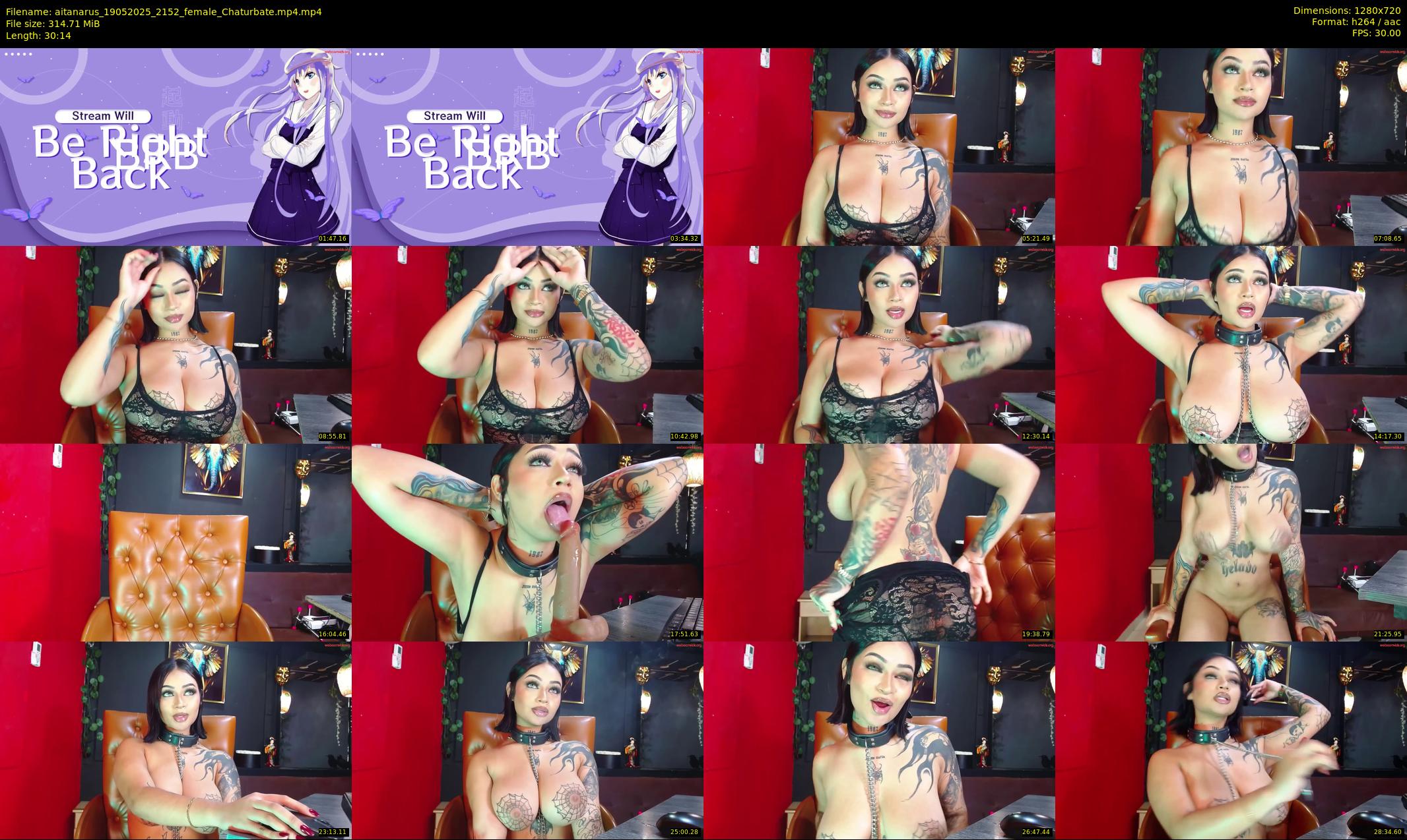 aitanarus — 31 minute Chaturbate female cam show recording, 720p, May 19, 2025