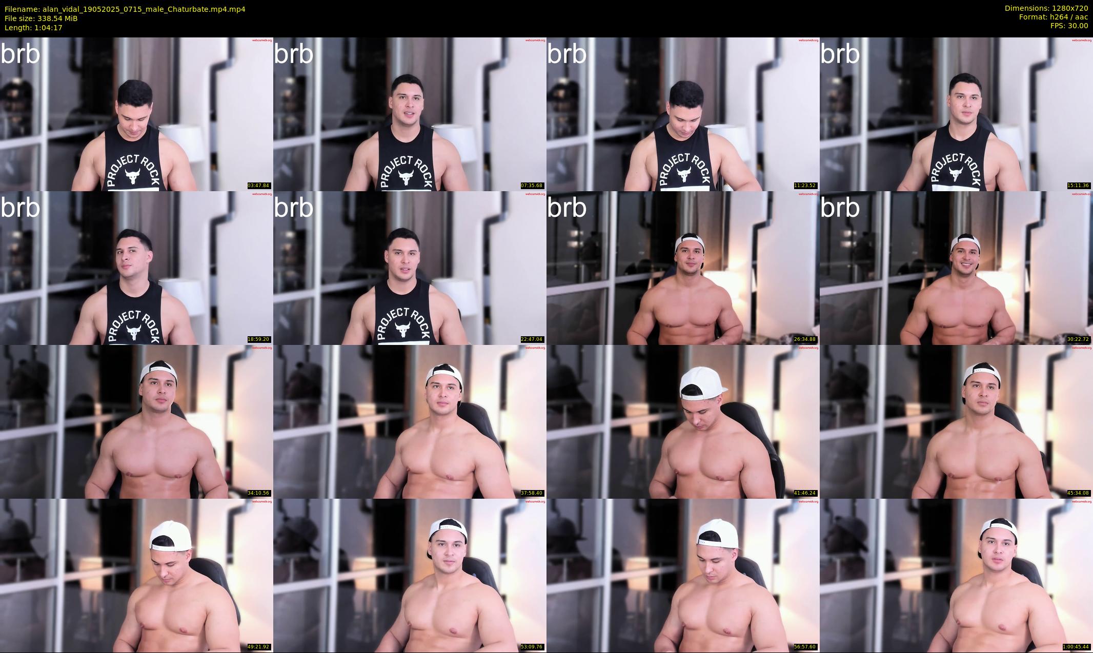 alan_vidal — 65 minute Chaturbate male cam show recording, 720p, May 19, 2025