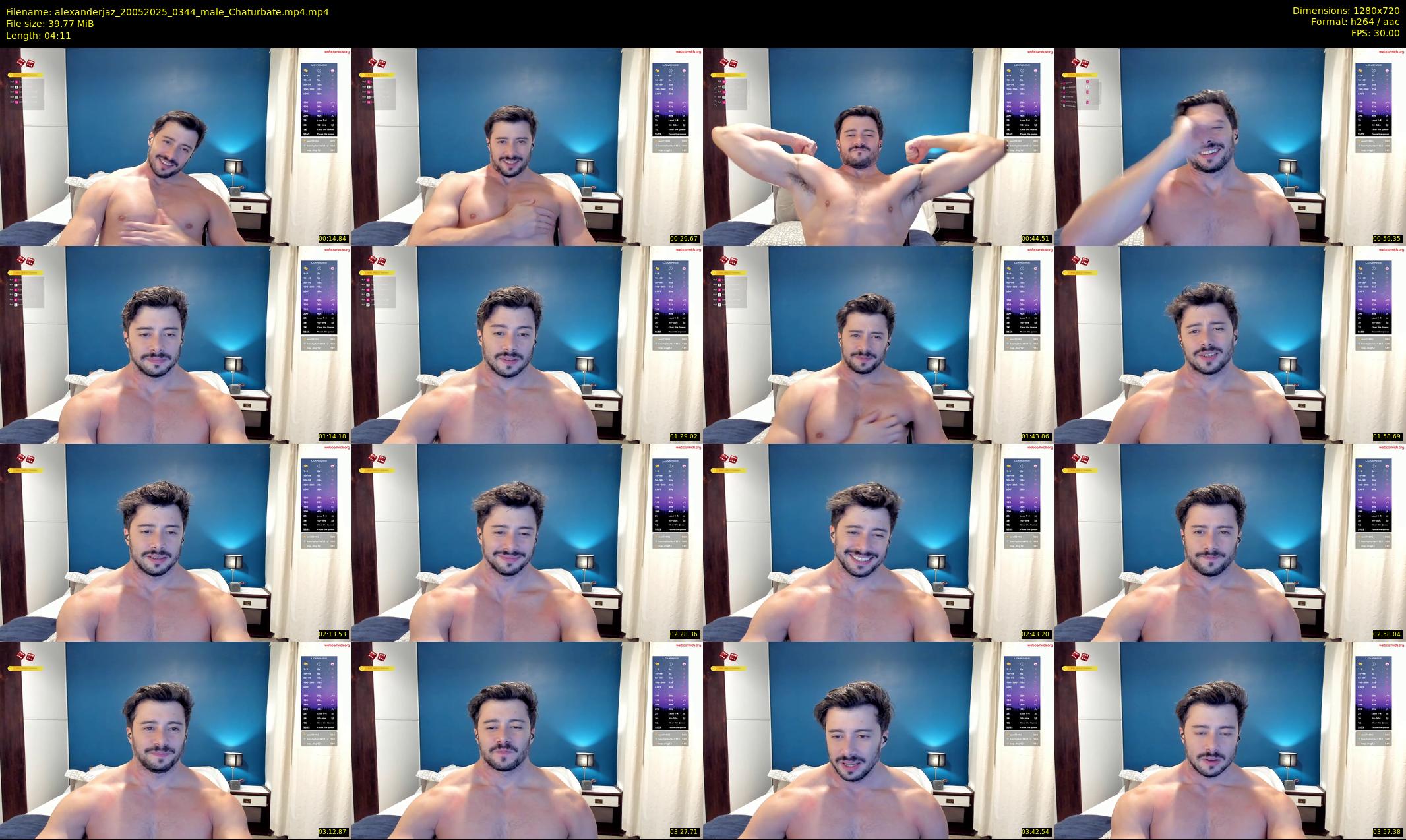 alexanderjaz — 5 minute Chaturbate male cam show recording, 720p, May 20, 2025