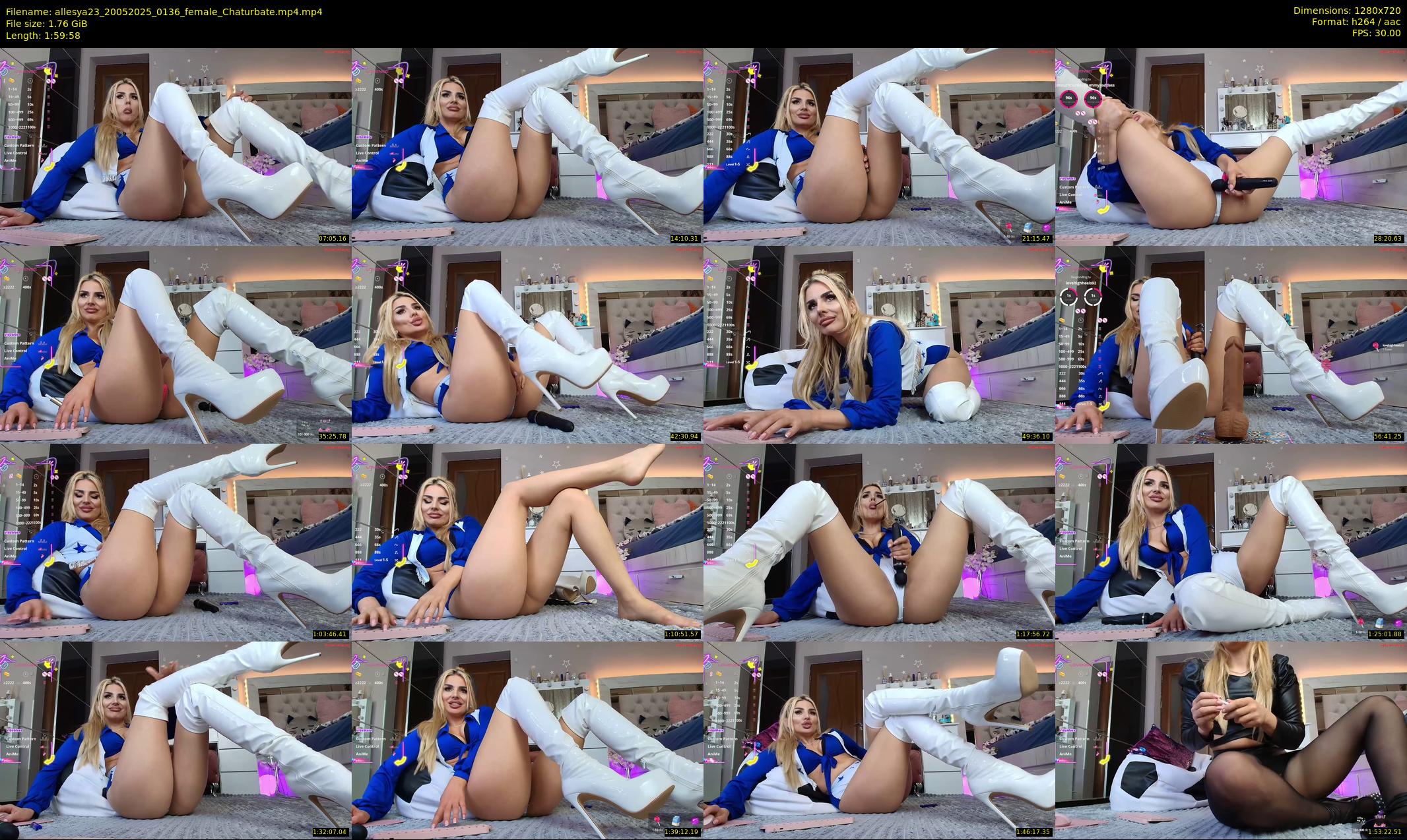 allesya23 — 120 minute Chaturbate female cam show recording, 720p, May 20, 2025