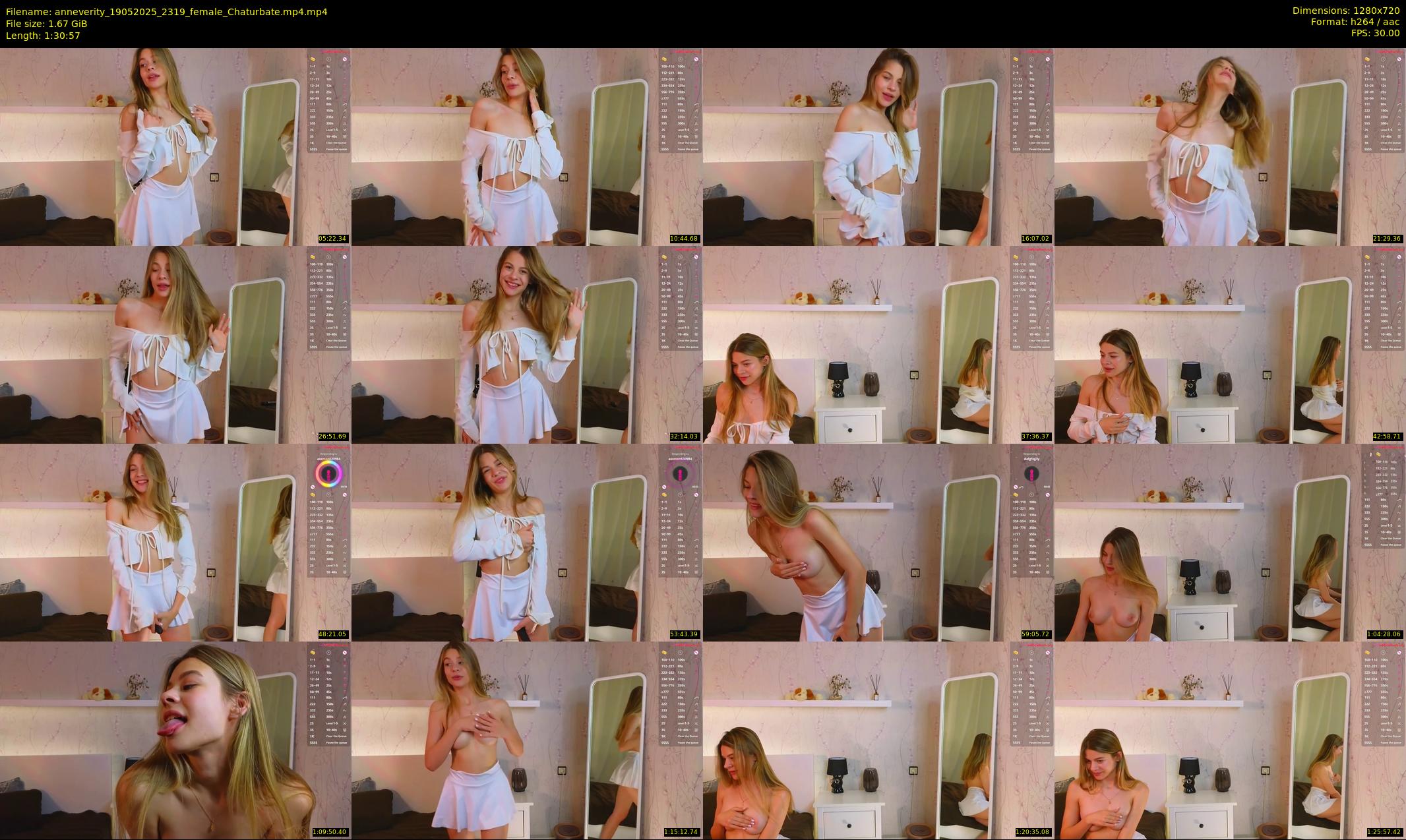 anneverity — 91 minute Chaturbate female cam show recording, 720p, May 19, 2025