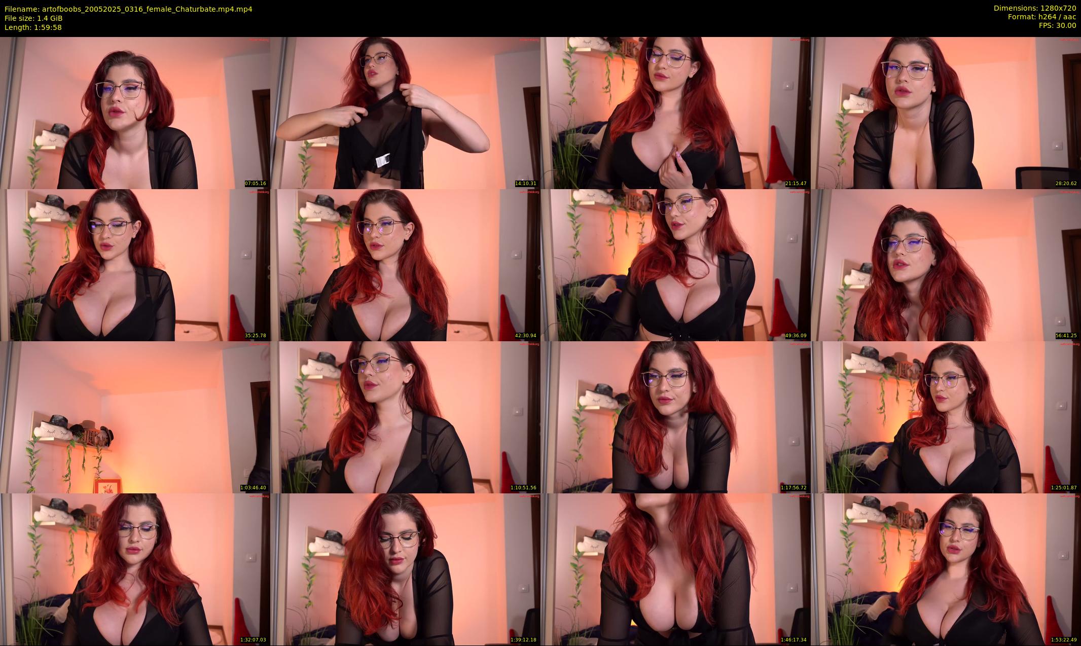artofboobs — 120 minute Chaturbate female cam show recording, 720p, May 20, 2025