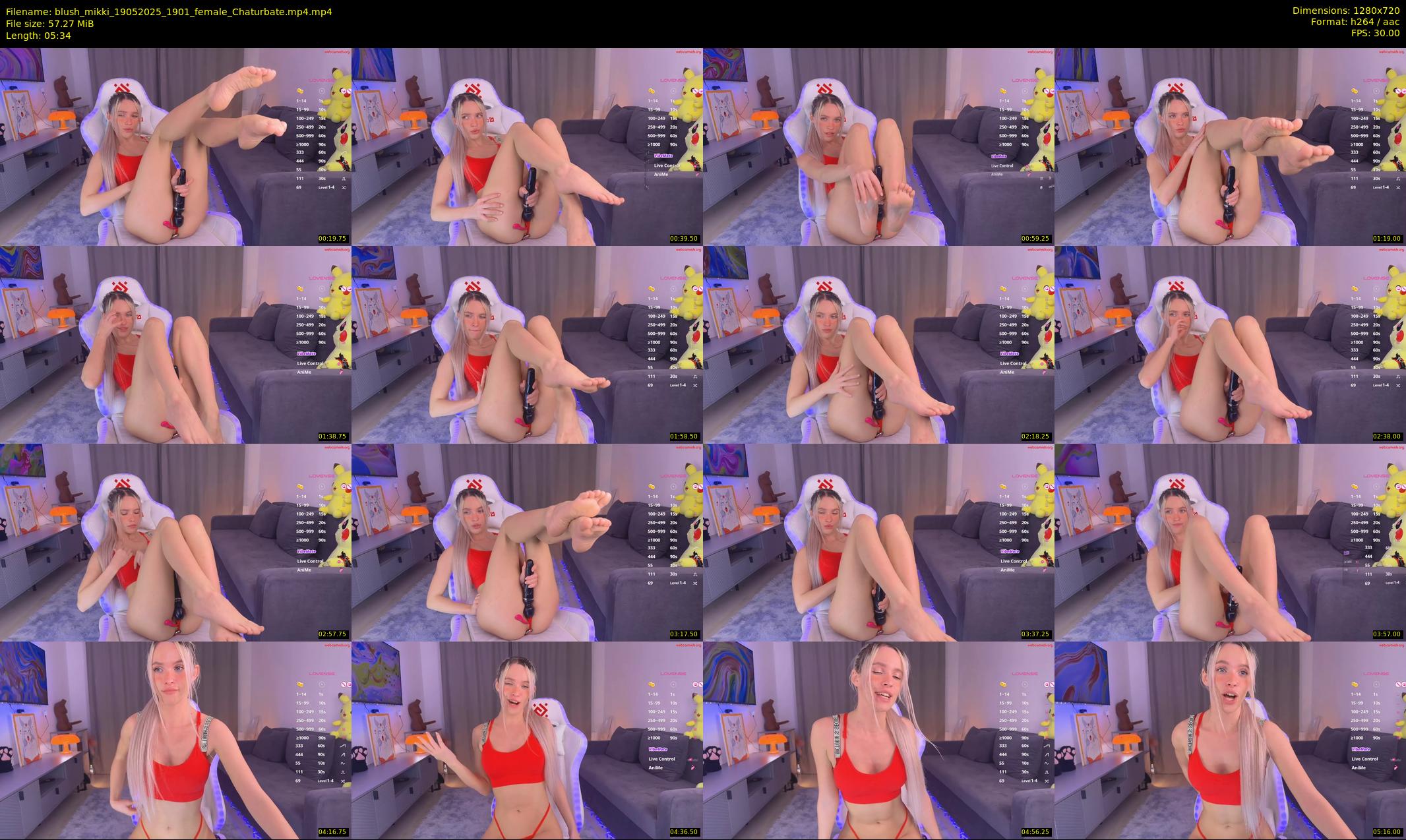 blush_mikki — 6 minute Chaturbate female cam show recording, 720p, May 19, 2025