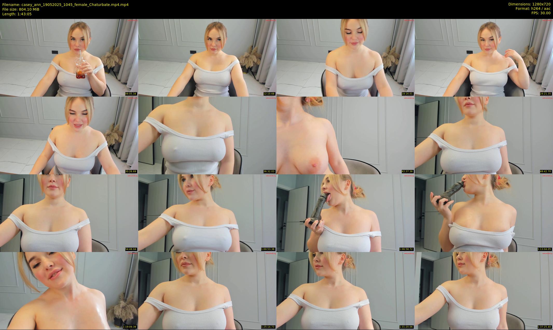 casey_ann — 104 minute Chaturbate female cam show recording, 720p, May 19, 2025