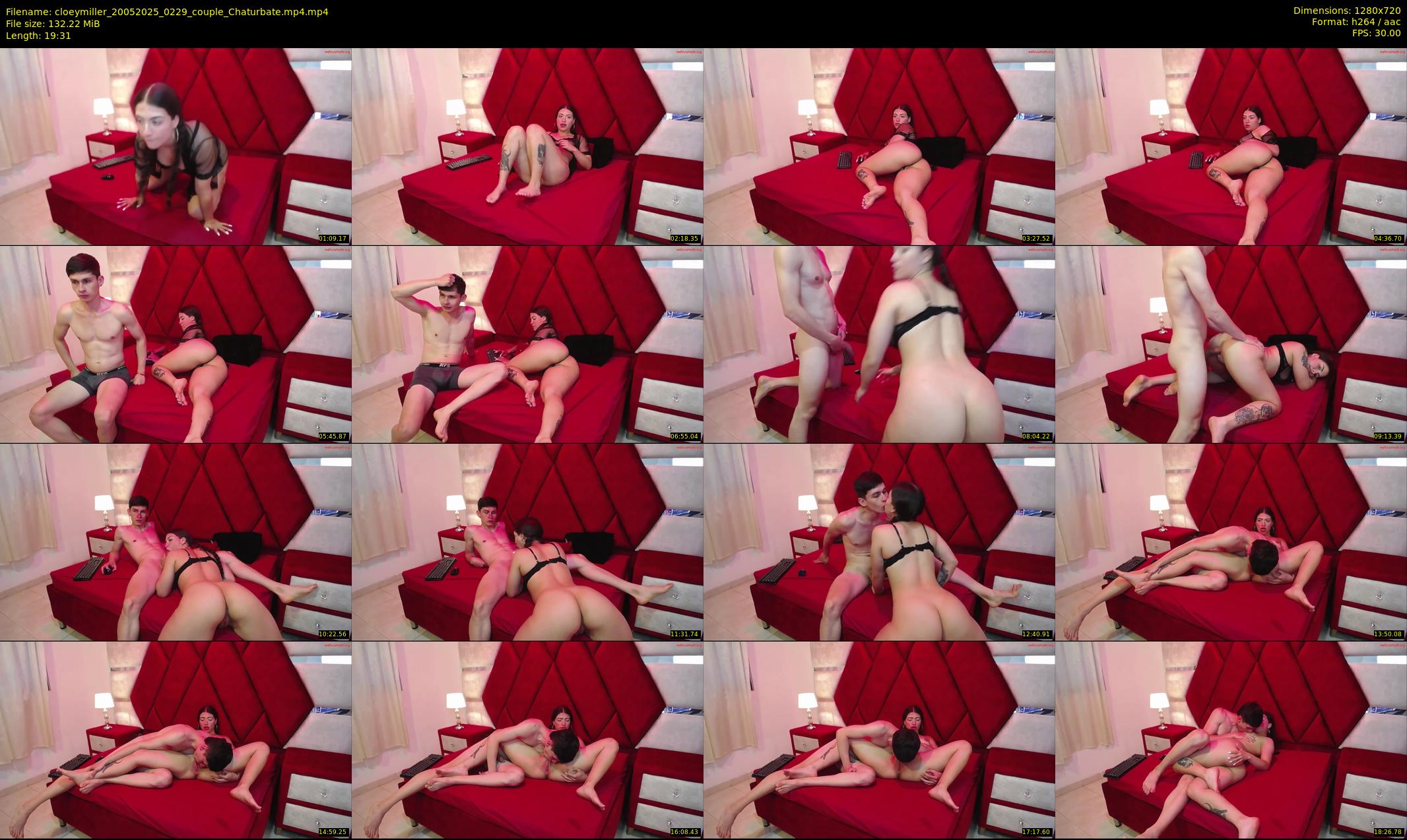cloeymiller — 20 minute Chaturbate couple cam show recording, 720p, May 20, 2025