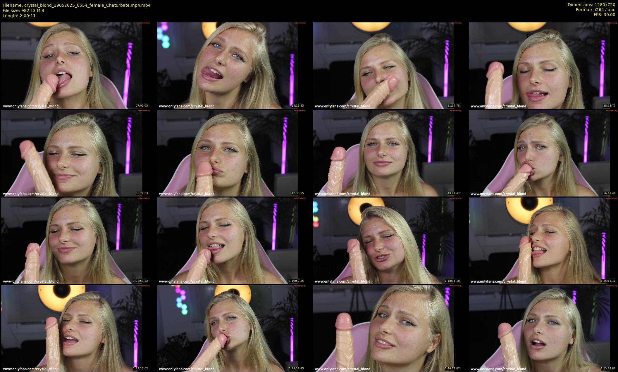 crystal_blond — 121 minute Chaturbate female cam show recording, 720p, May 19, 2025