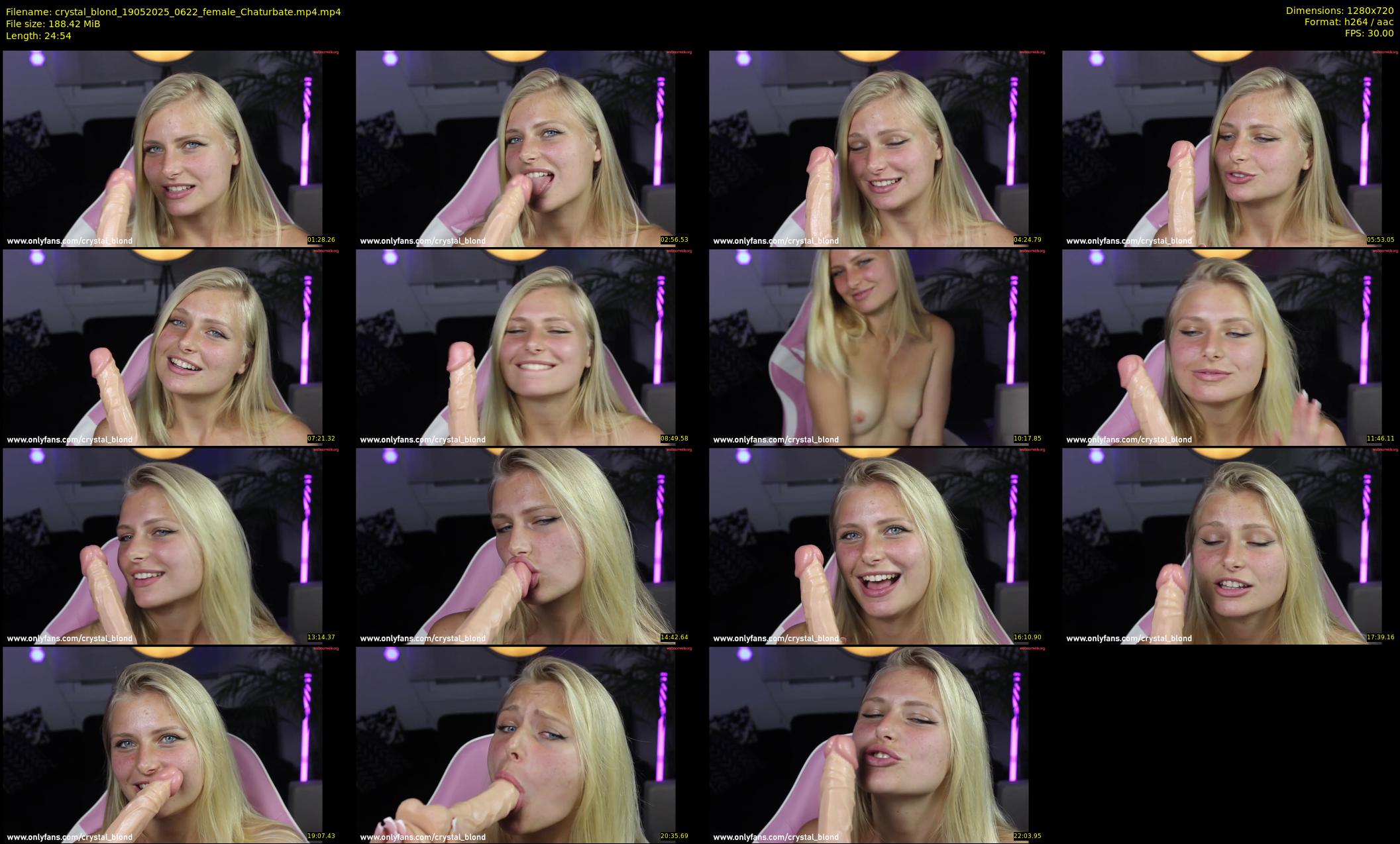 crystal_blond — 25 minute Chaturbate female cam show recording, 720p, May 19, 2025
