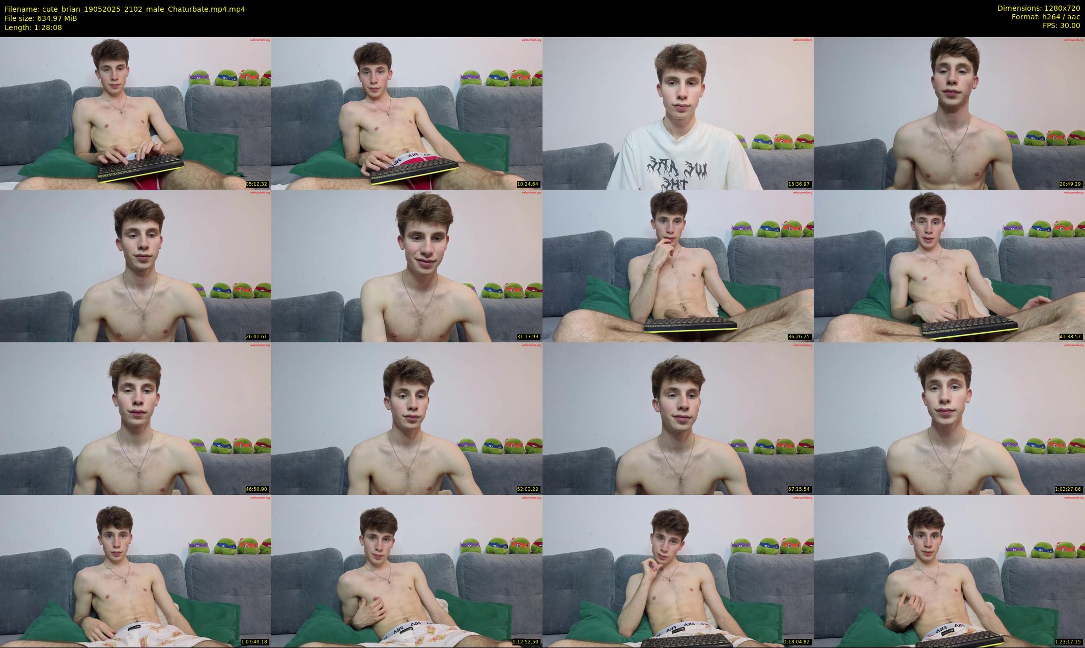 cute_brian — 89 minute Chaturbate male cam show recording, 720p, May 19, 2025