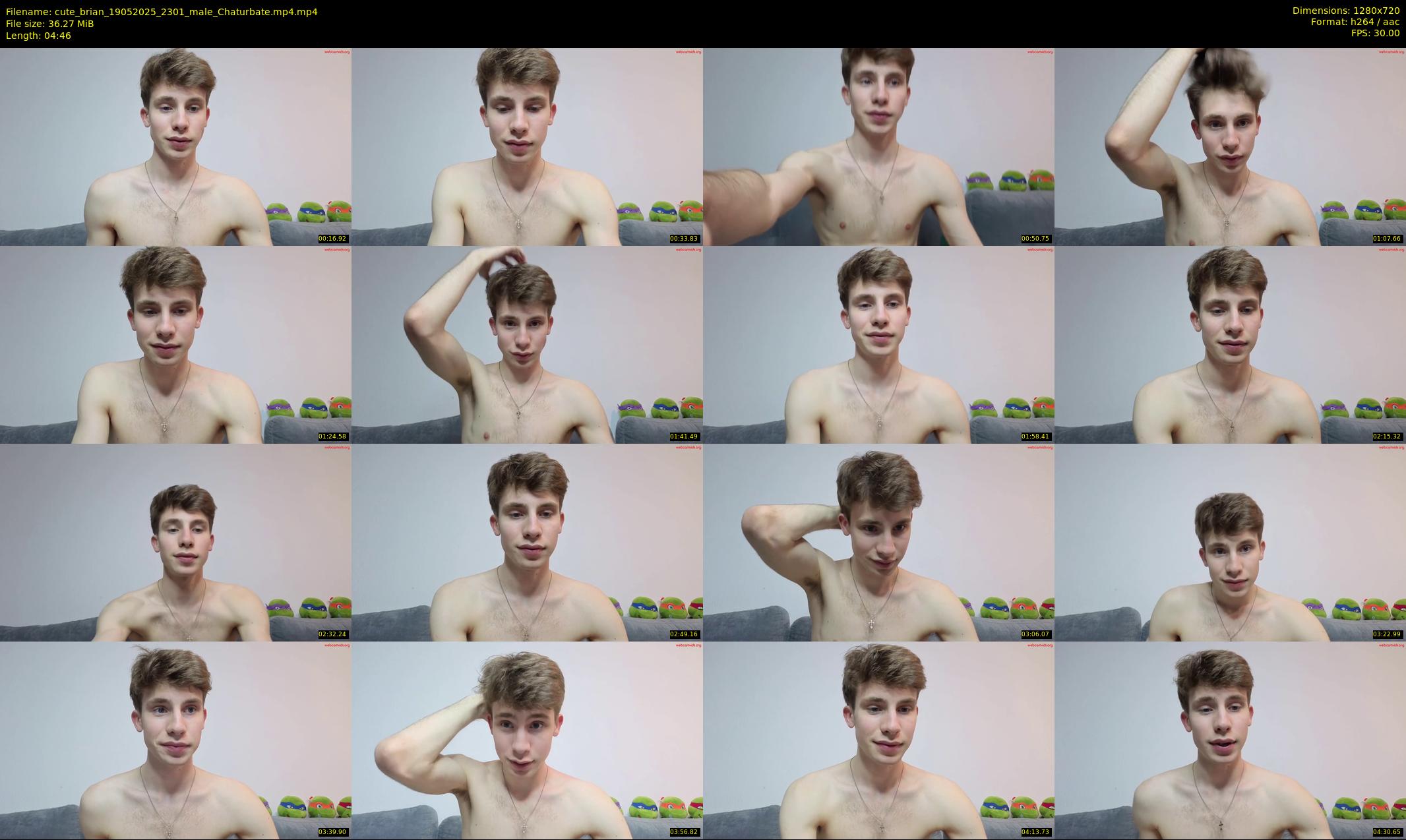 cute_brian — 5 minute Chaturbate male cam show recording, 720p, May 19, 2025