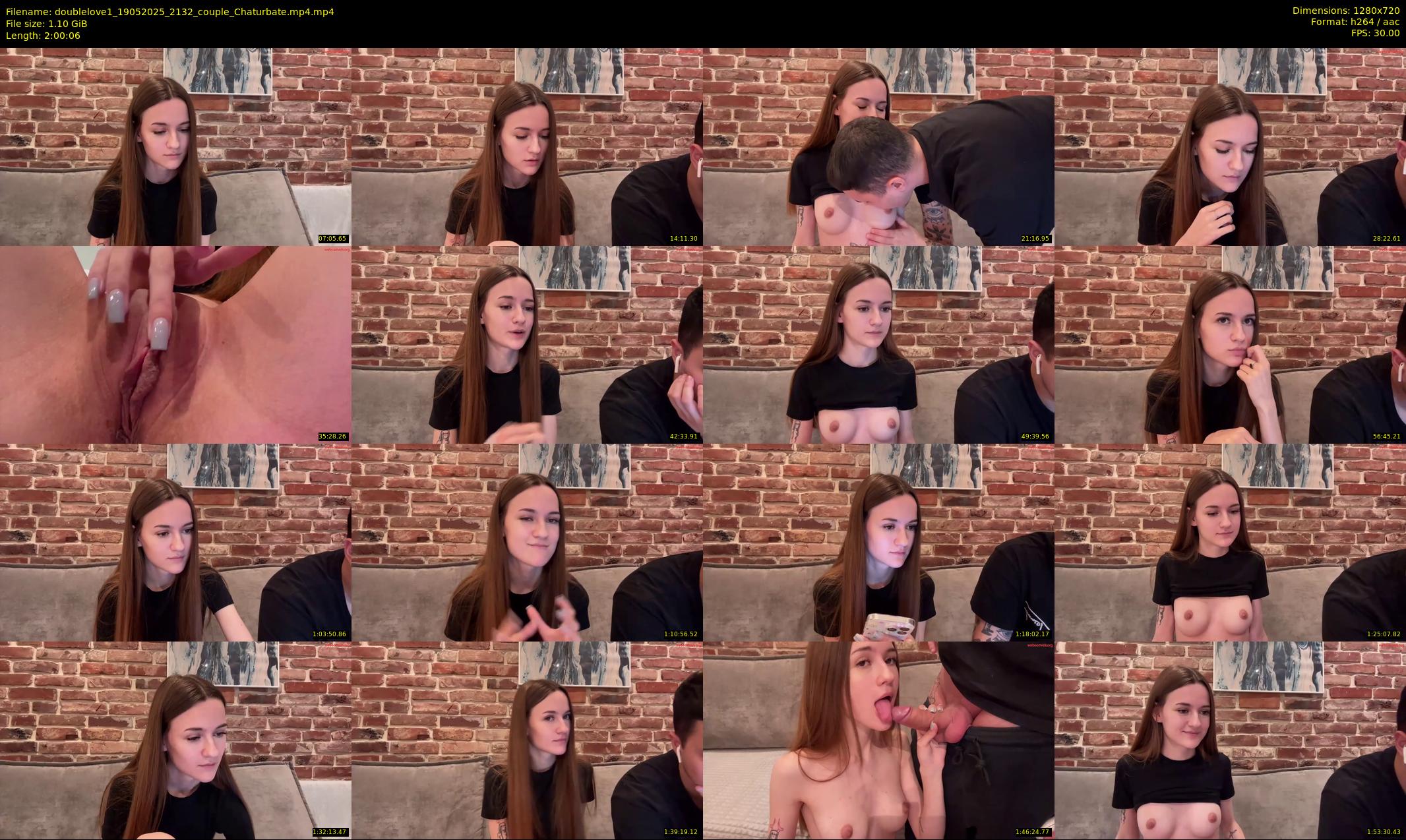 doublelove1 — 121 minute Chaturbate couple cam show recording, 720p, May 19, 2025