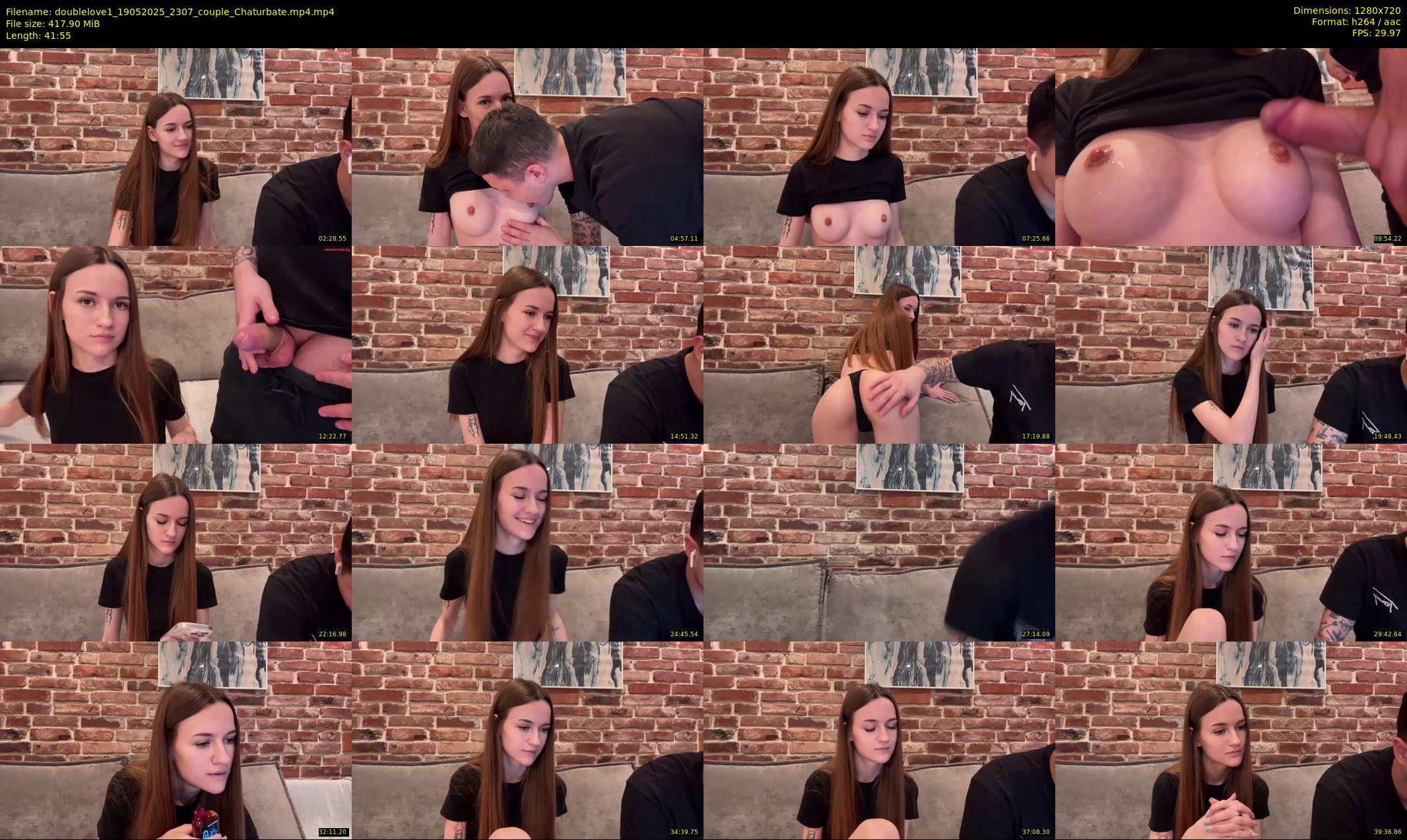 doublelove1 — 42 minute Chaturbate couple cam show recording, 720p, May 19, 2025