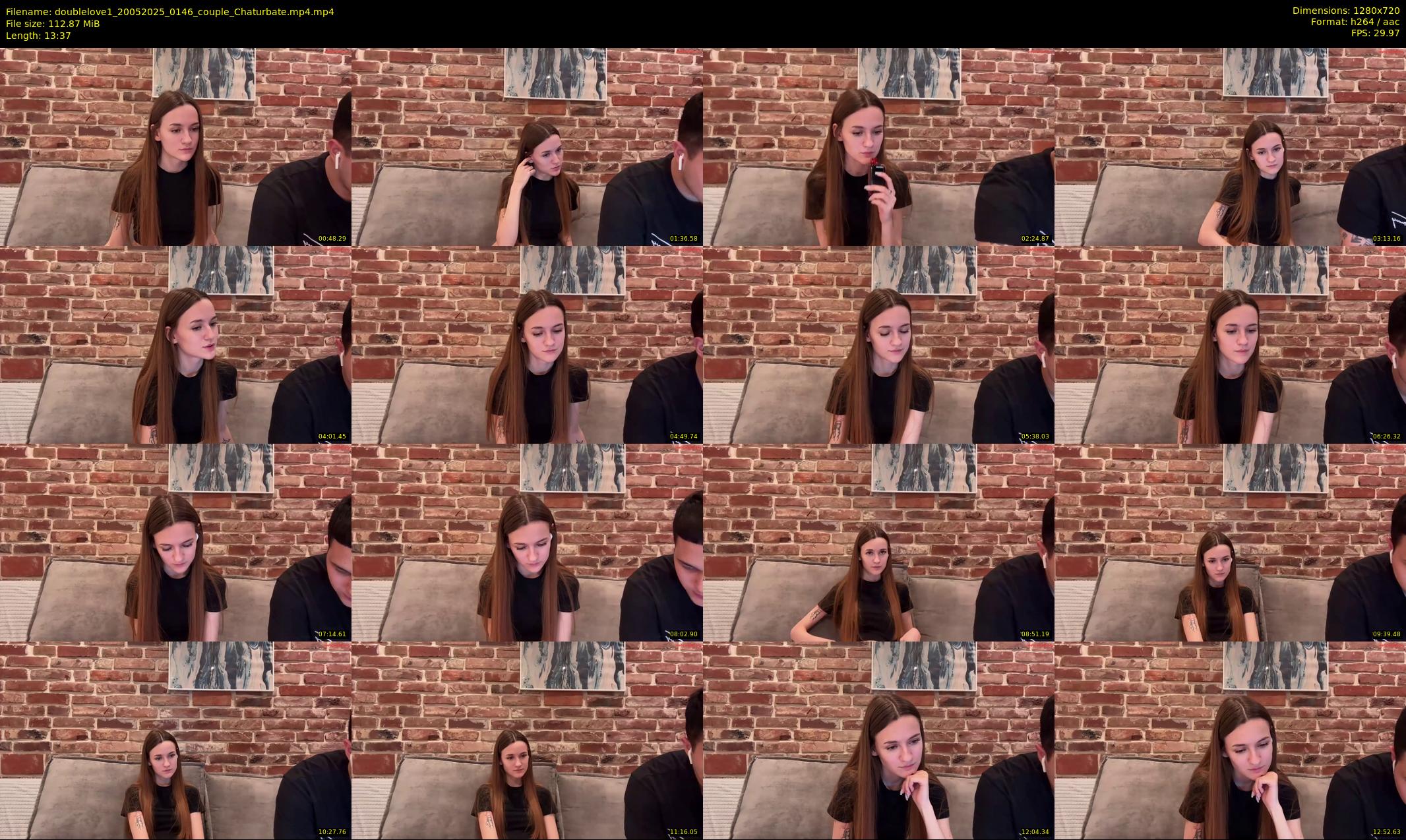 doublelove1 — 14 minute Chaturbate couple cam show recording, 720p, May 20, 2025