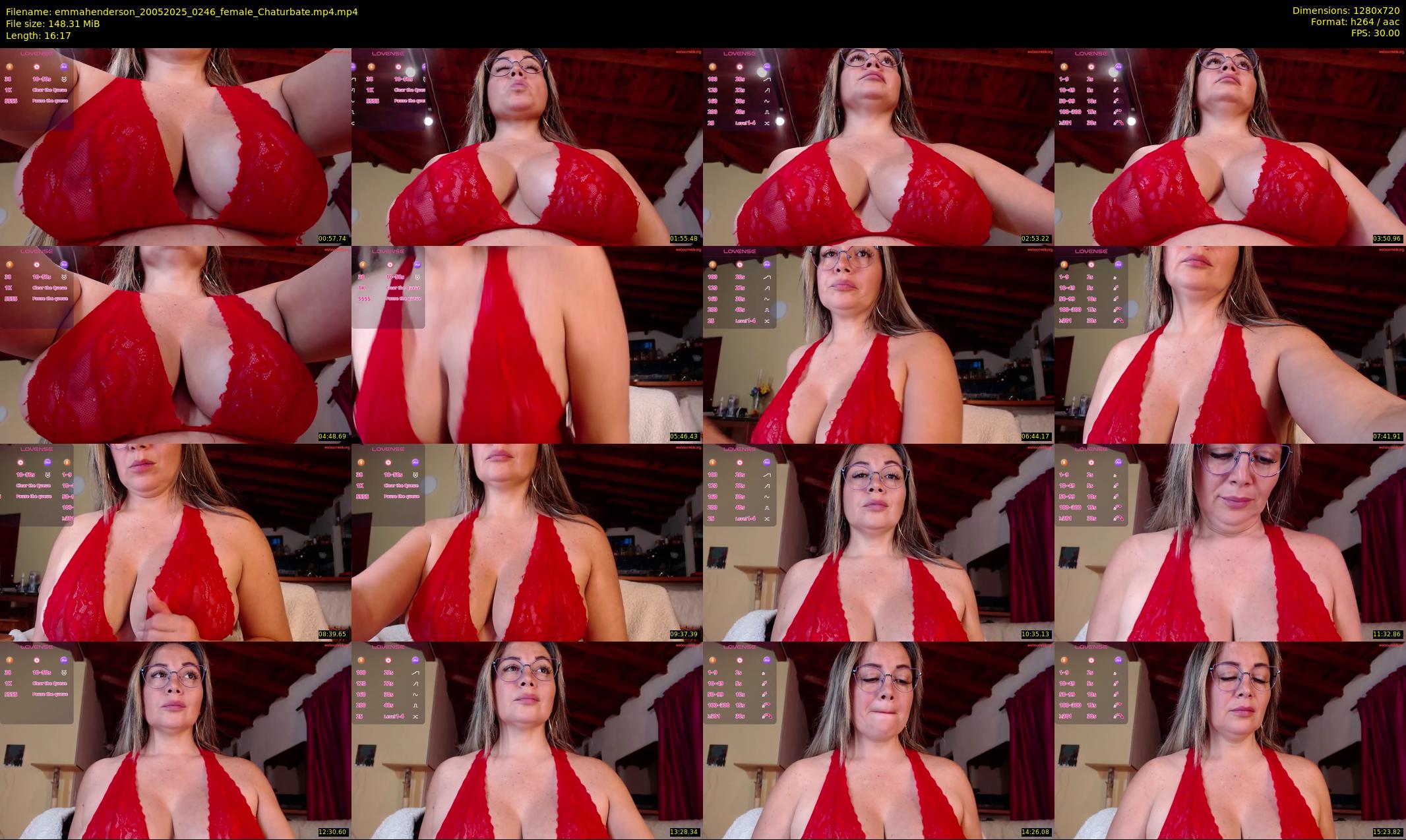 emmahenderson — 17 minute Chaturbate female cam show recording, 720p, May 20, 2025