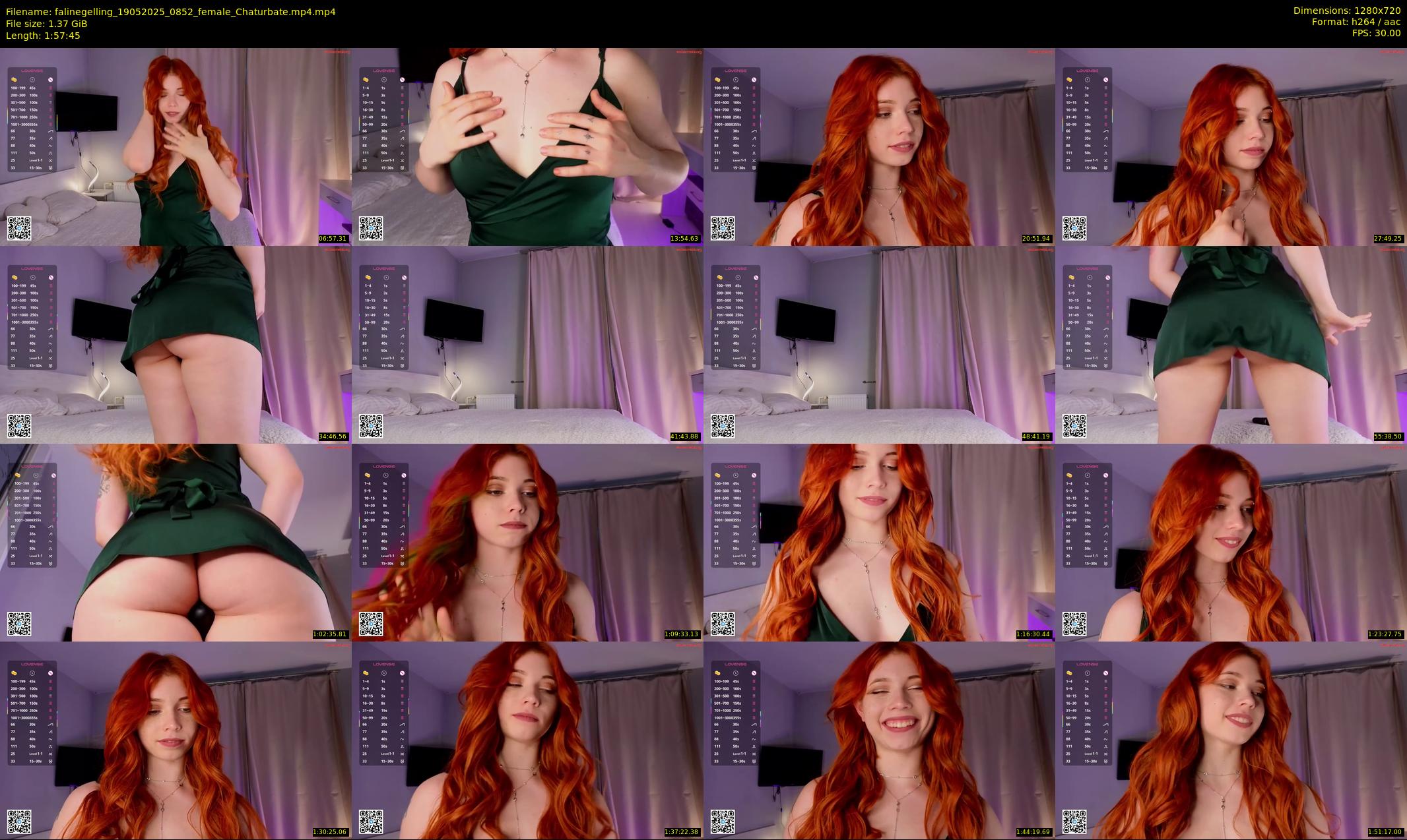 falinegelling — 118 minute Chaturbate female cam show recording, 720p, May 19, 2025