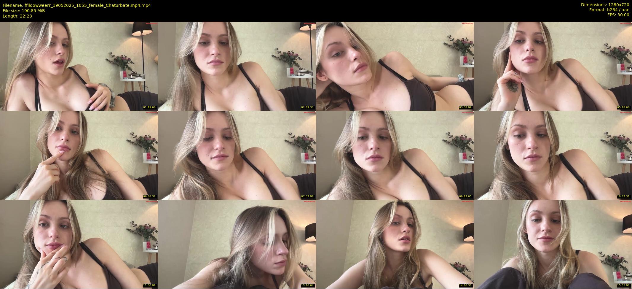 fflloowweerr — 23 minute Chaturbate couple cam show recording, 720p, May 19, 2025