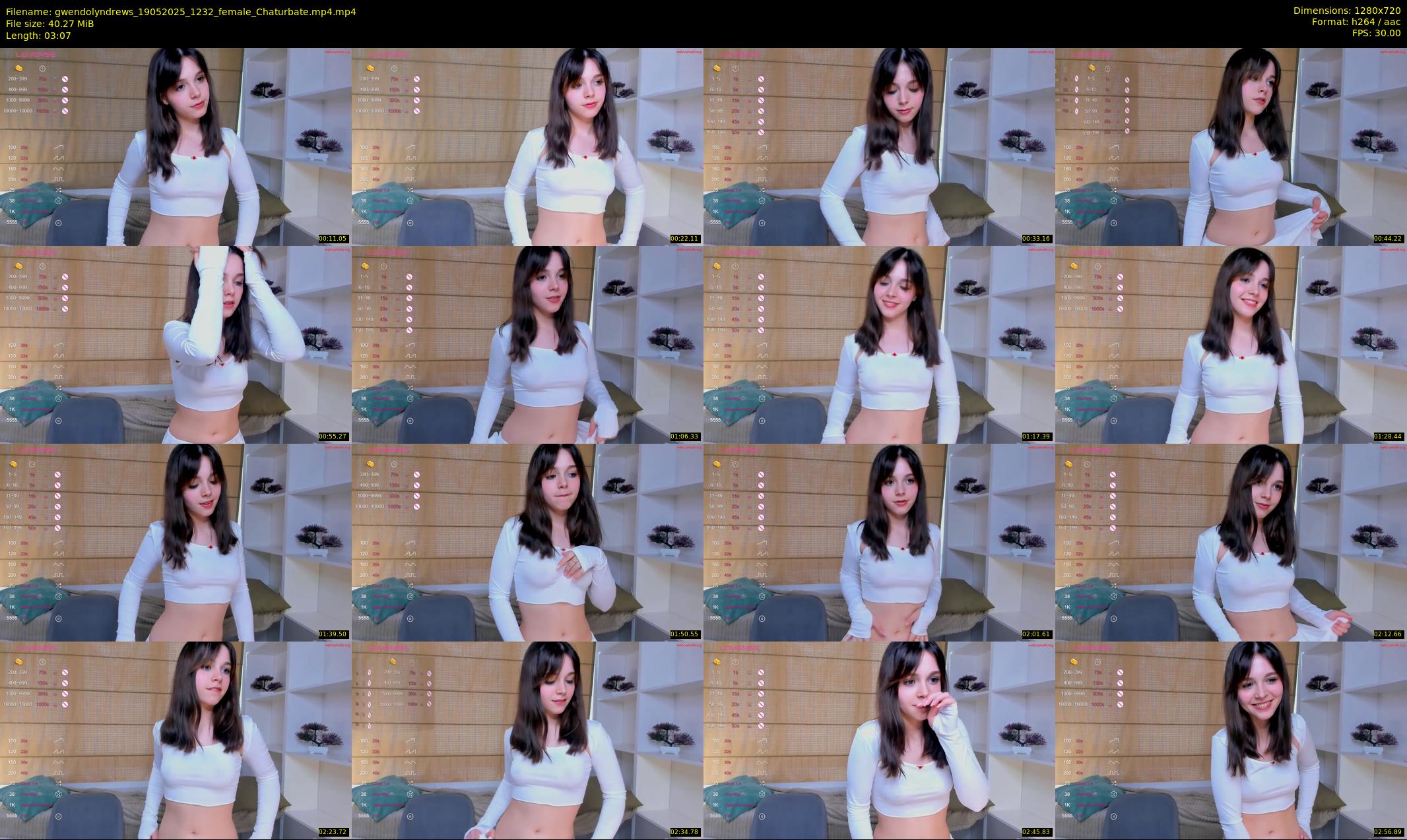 gwendolyndrews — 4 minute Chaturbate female cam show recording, 720p, May 19, 2025