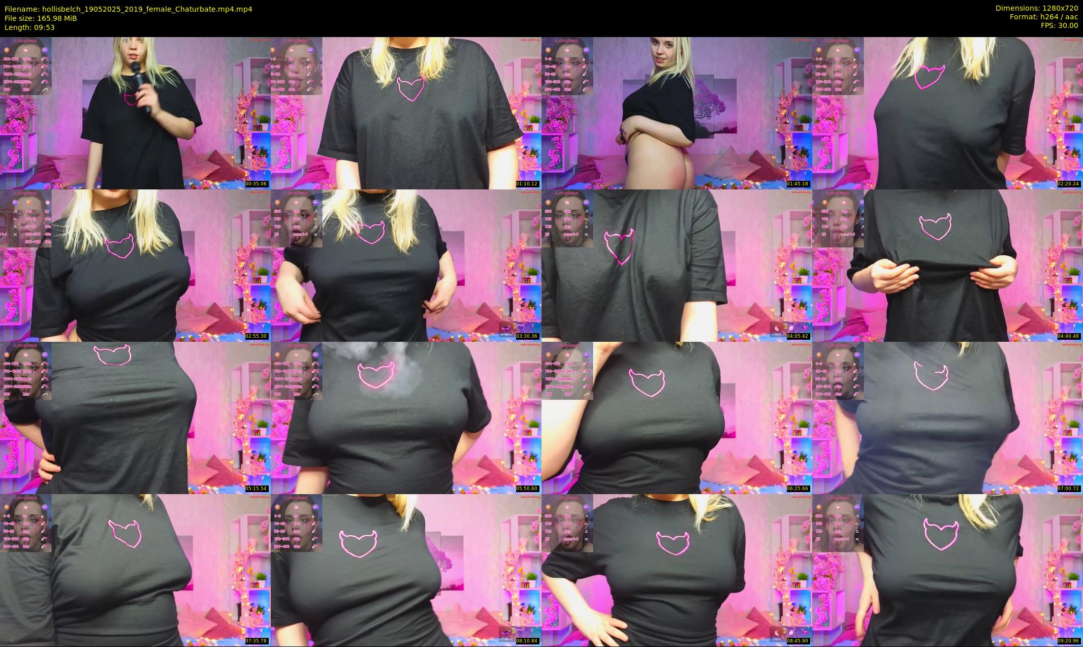hollisbelch — 10 minute Chaturbate female cam show recording, 720p, May 19, 2025