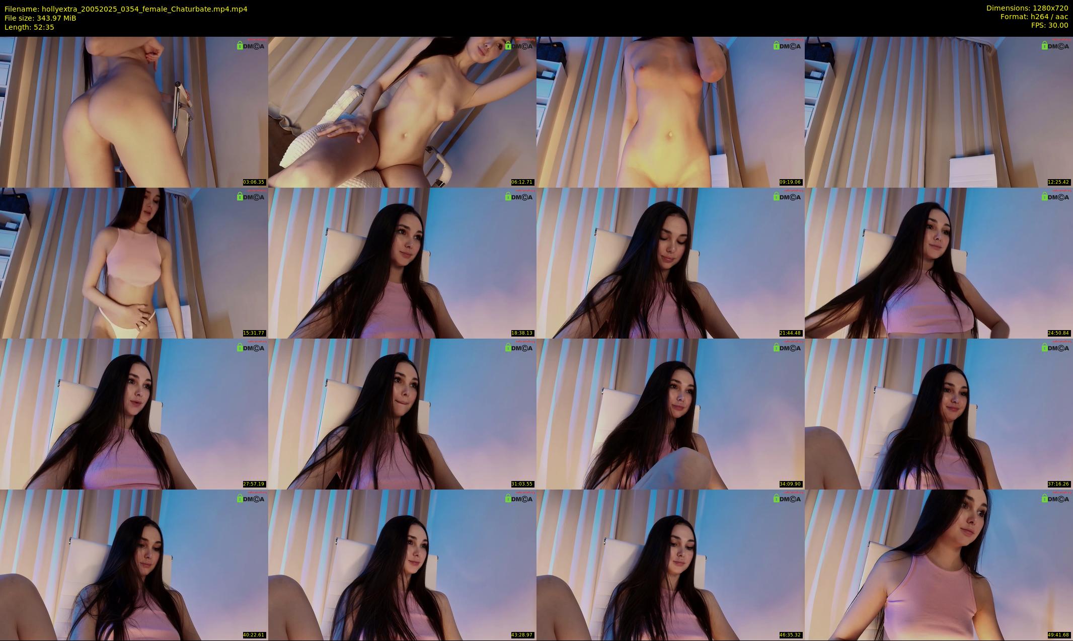 hollyextra — 53 minute Chaturbate female cam show recording, 720p, May 20, 2025