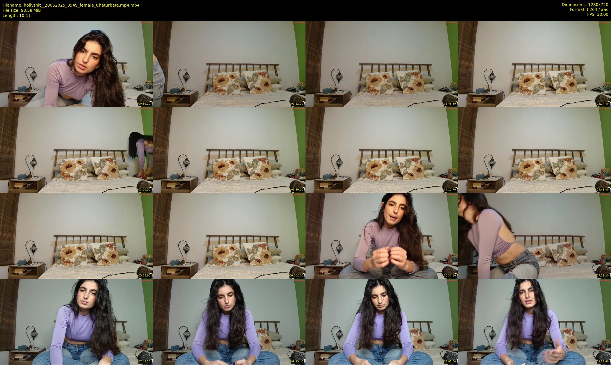 hollyshit_ — 11 minute Chaturbate female cam show recording, 720p, May 20, 2025