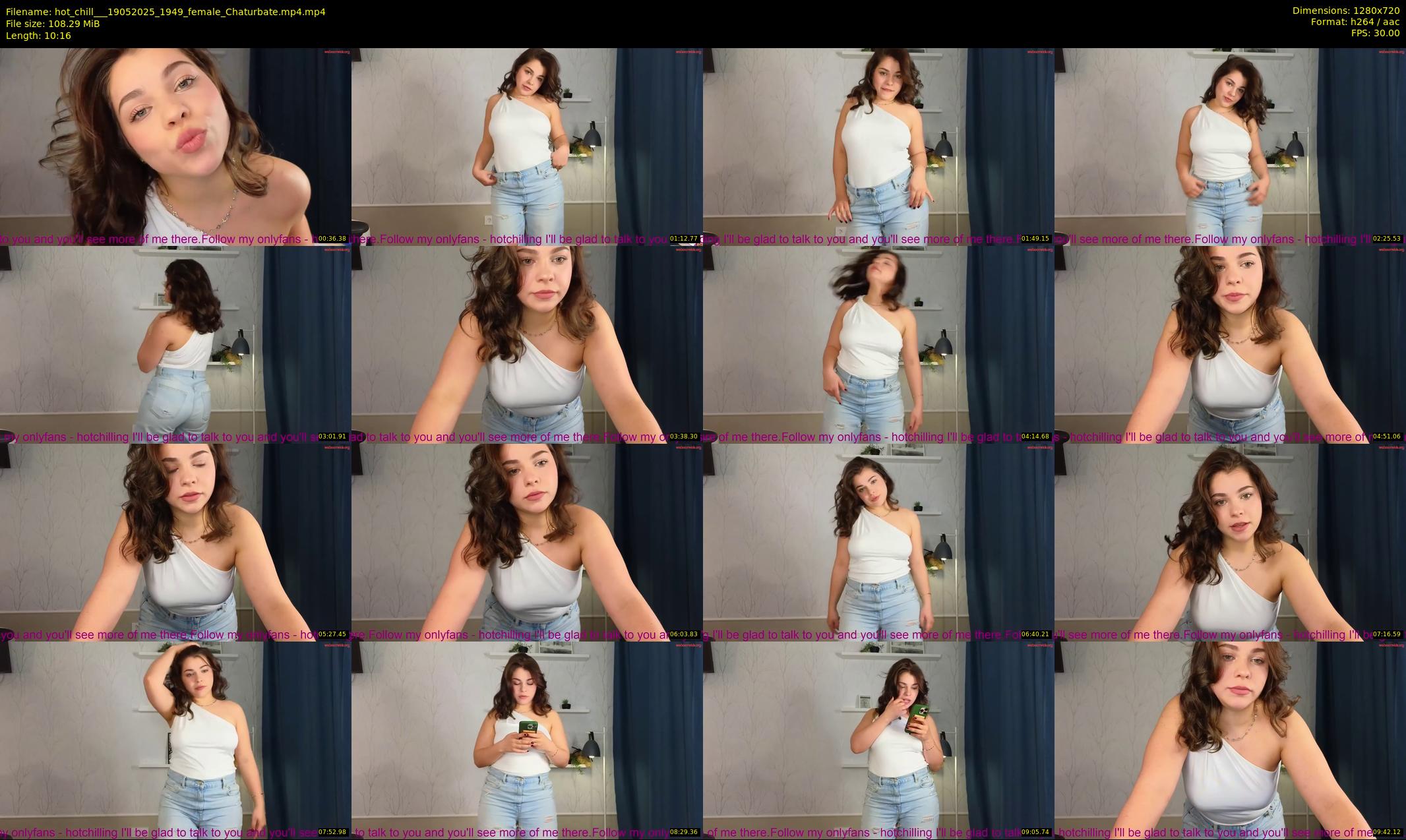 hot_chill__ — 11 minute Chaturbate female cam show recording, 720p, May 19, 2025
