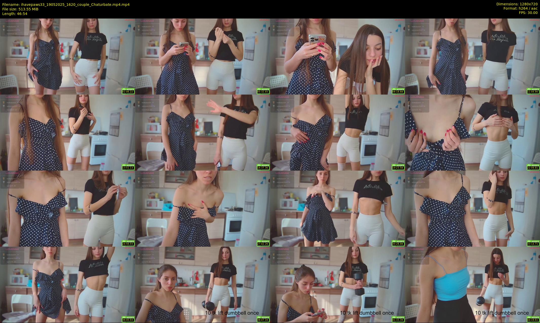 ihavepaws33 — 47 minute Chaturbate couple cam show recording, 720p, May 19, 2025