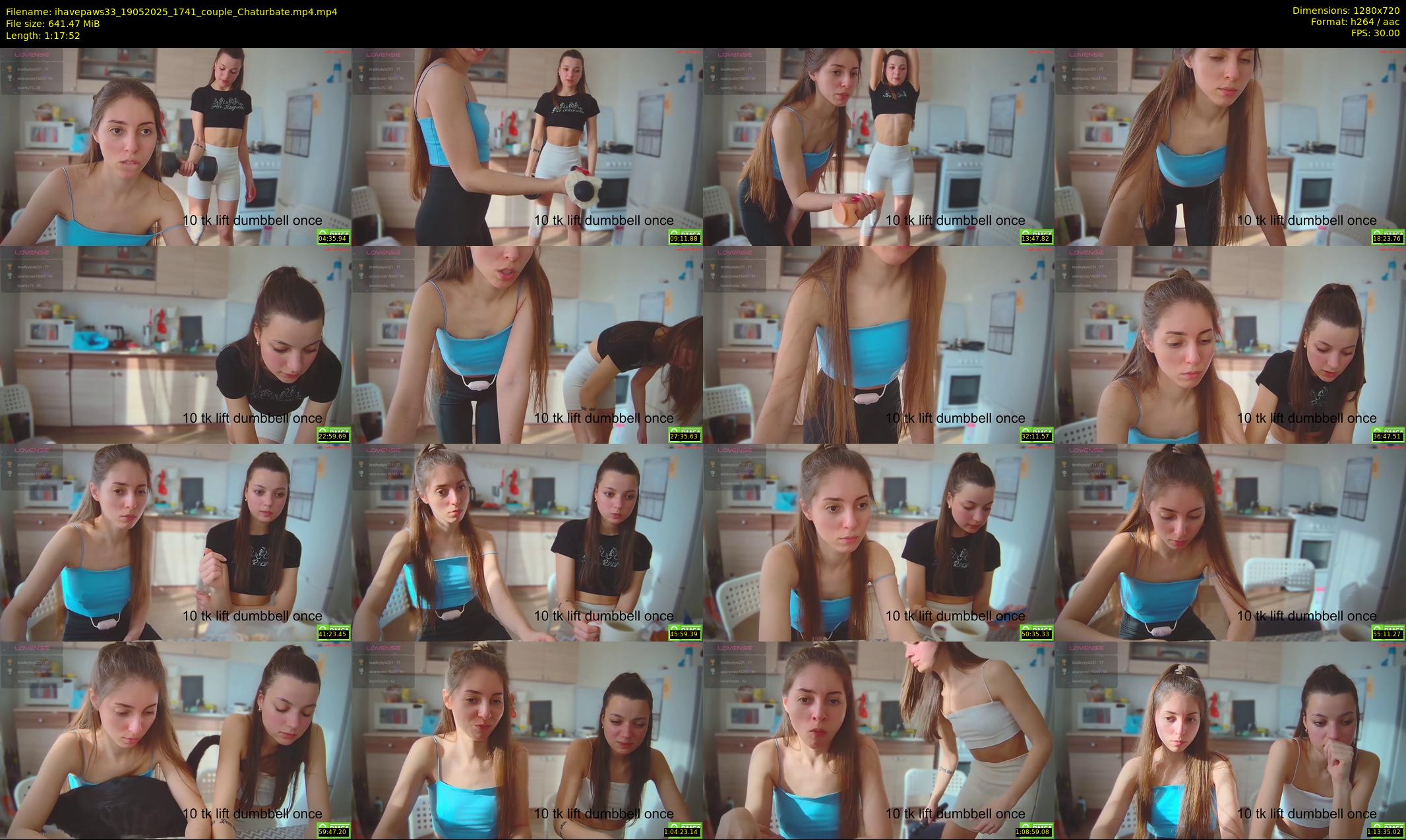 ihavepaws33 — 78 minute Chaturbate couple cam show recording, 720p, May 19, 2025